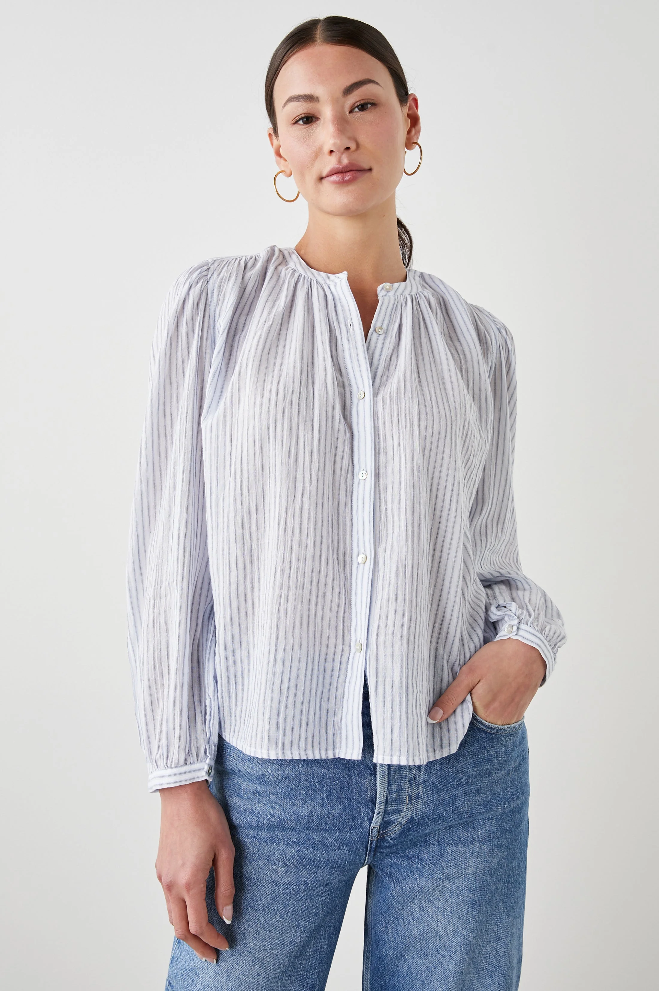 SONNET TOP - CINO STRIPE