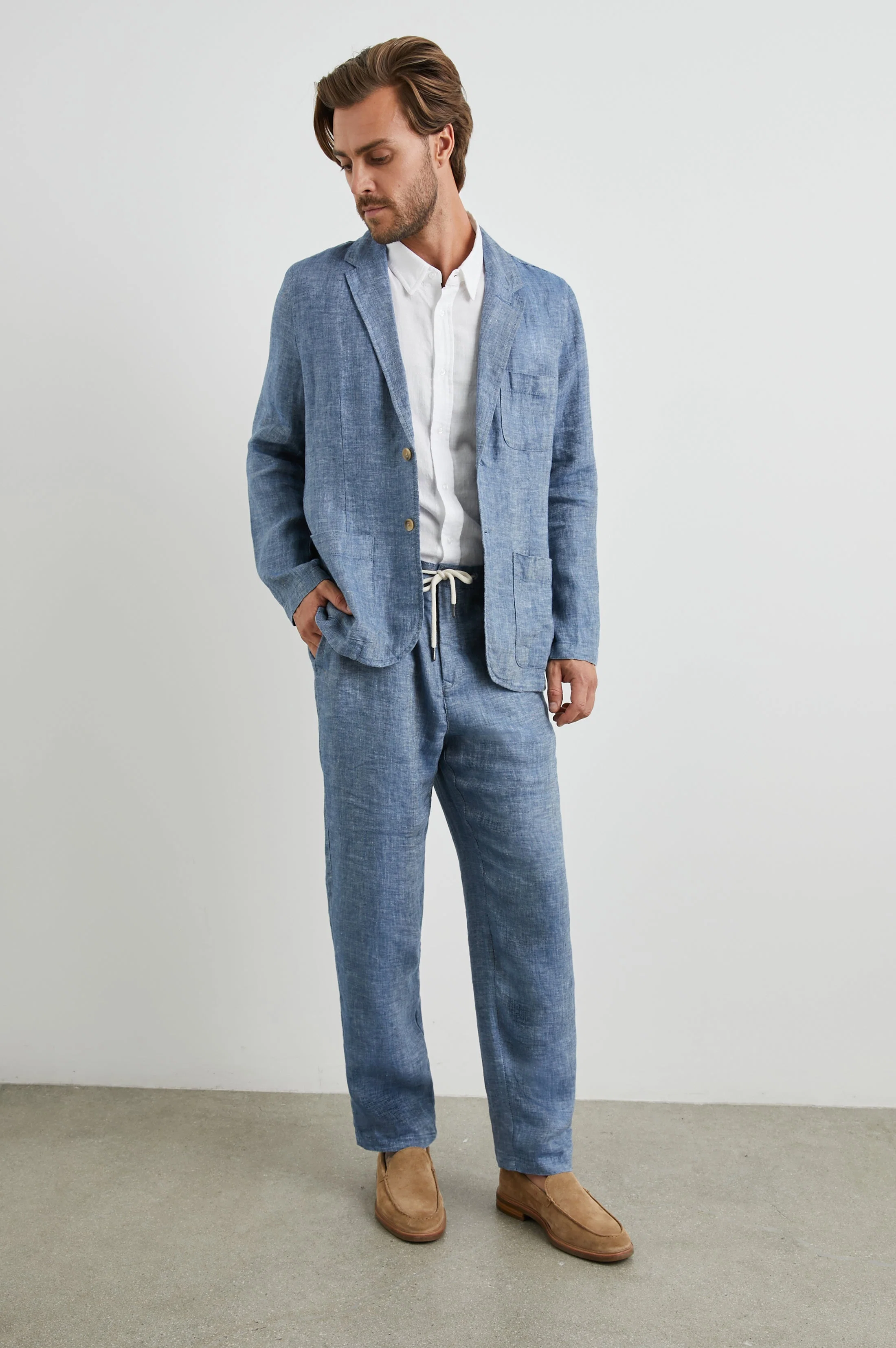 SORRENTO BLAZER - BLUE MIRAGE - Image 3