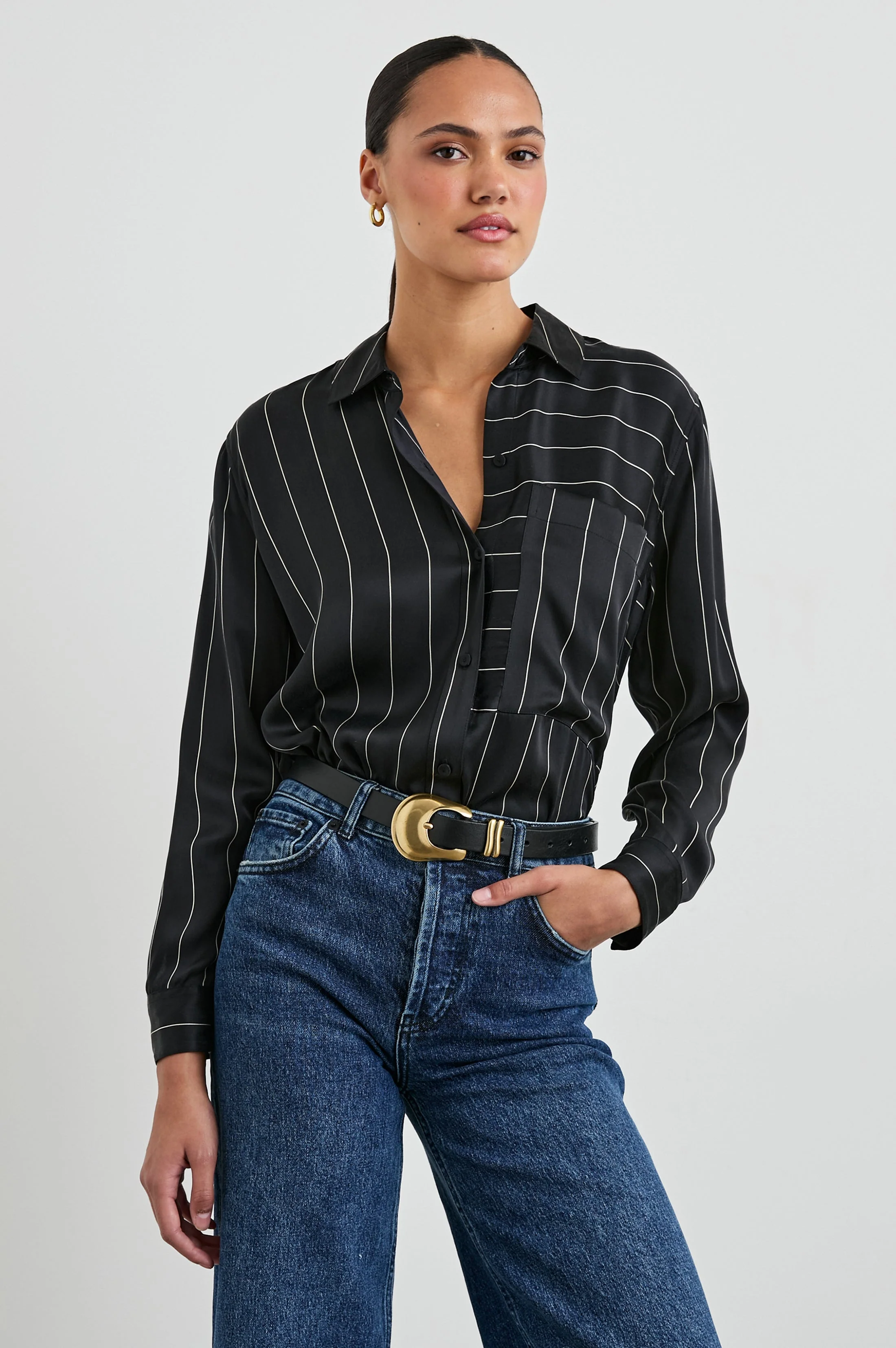 SPENCER SHIRT - INK STRIPE