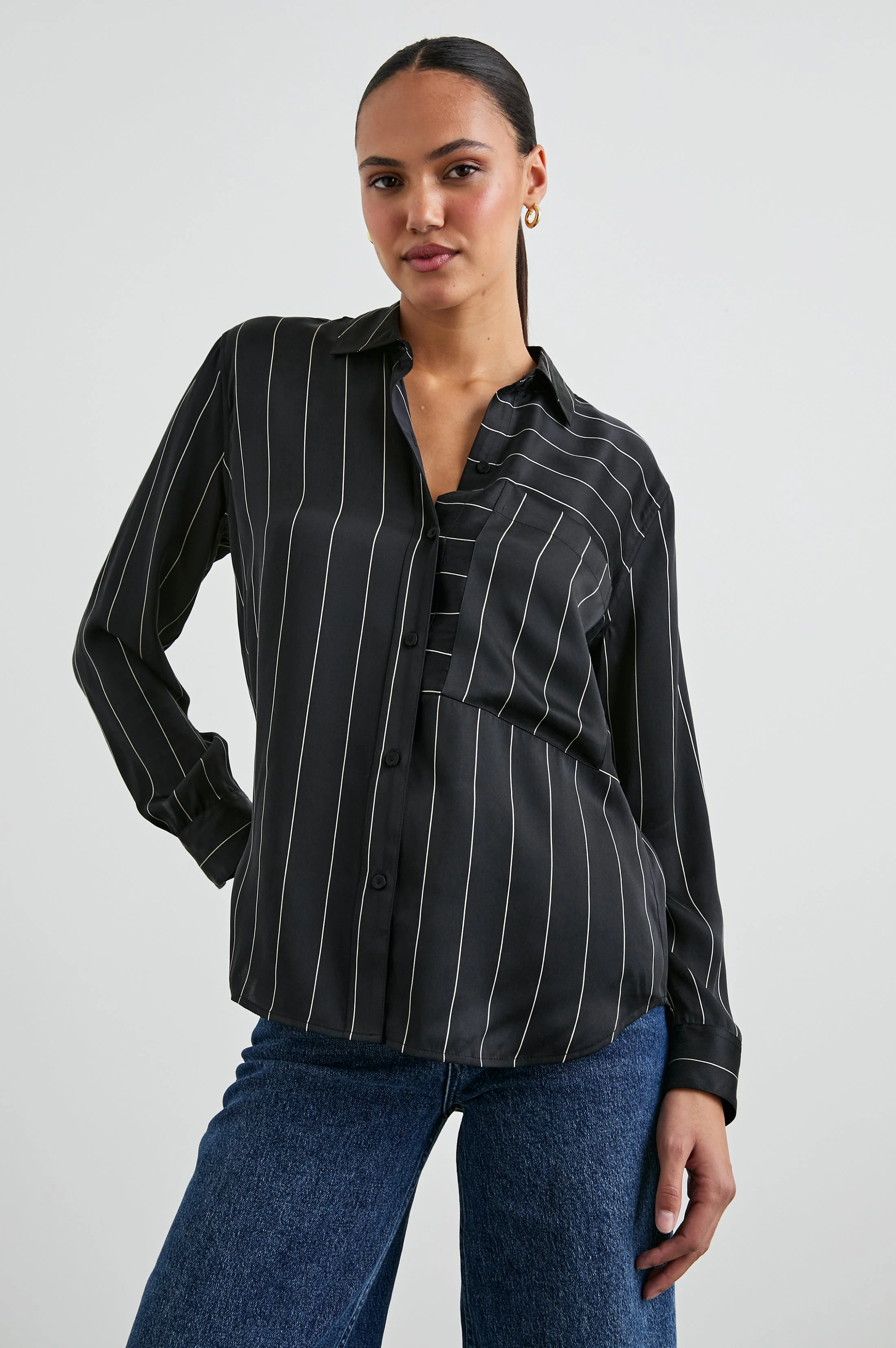 SPENCER SHIRT - INK STRIPE - Image 3