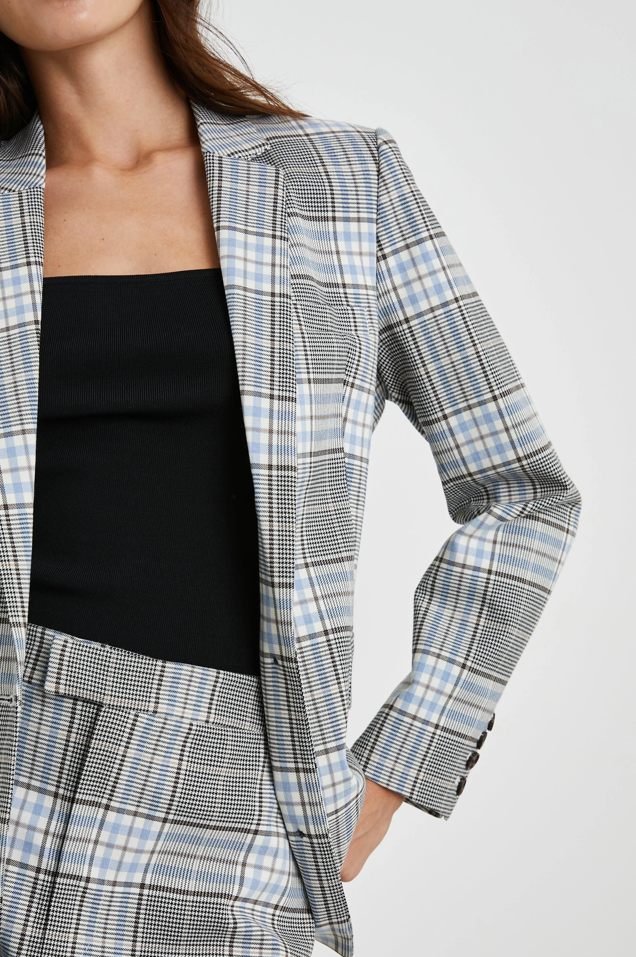STANTON BLAZER - COCOA SKY CHECK - Image 2