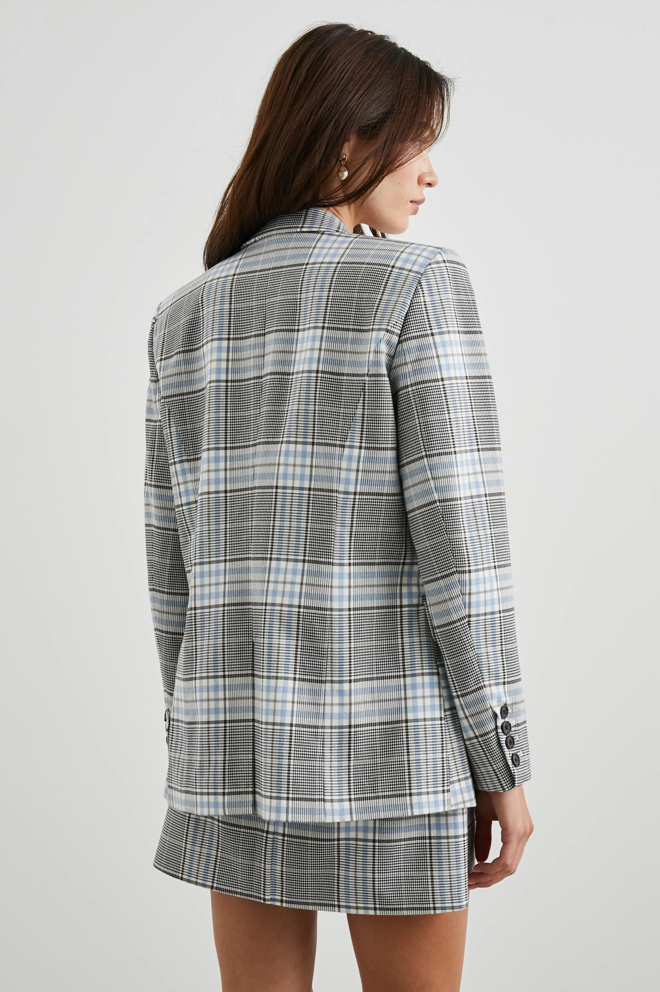 STANTON BLAZER - COCOA SKY CHECK - Image 5