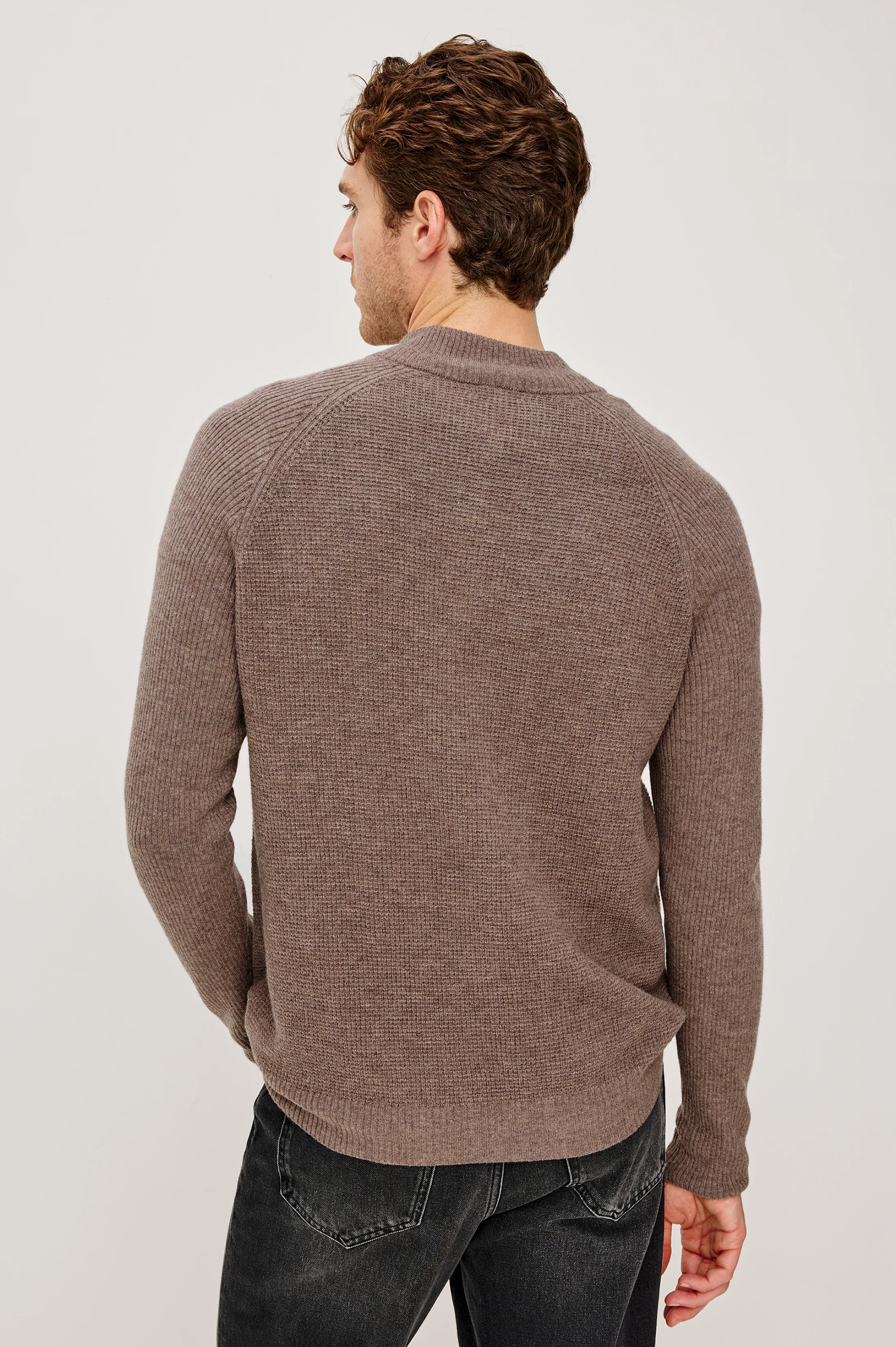 STARK QUARTER ZIP - BROWN MELANGE - Image 5