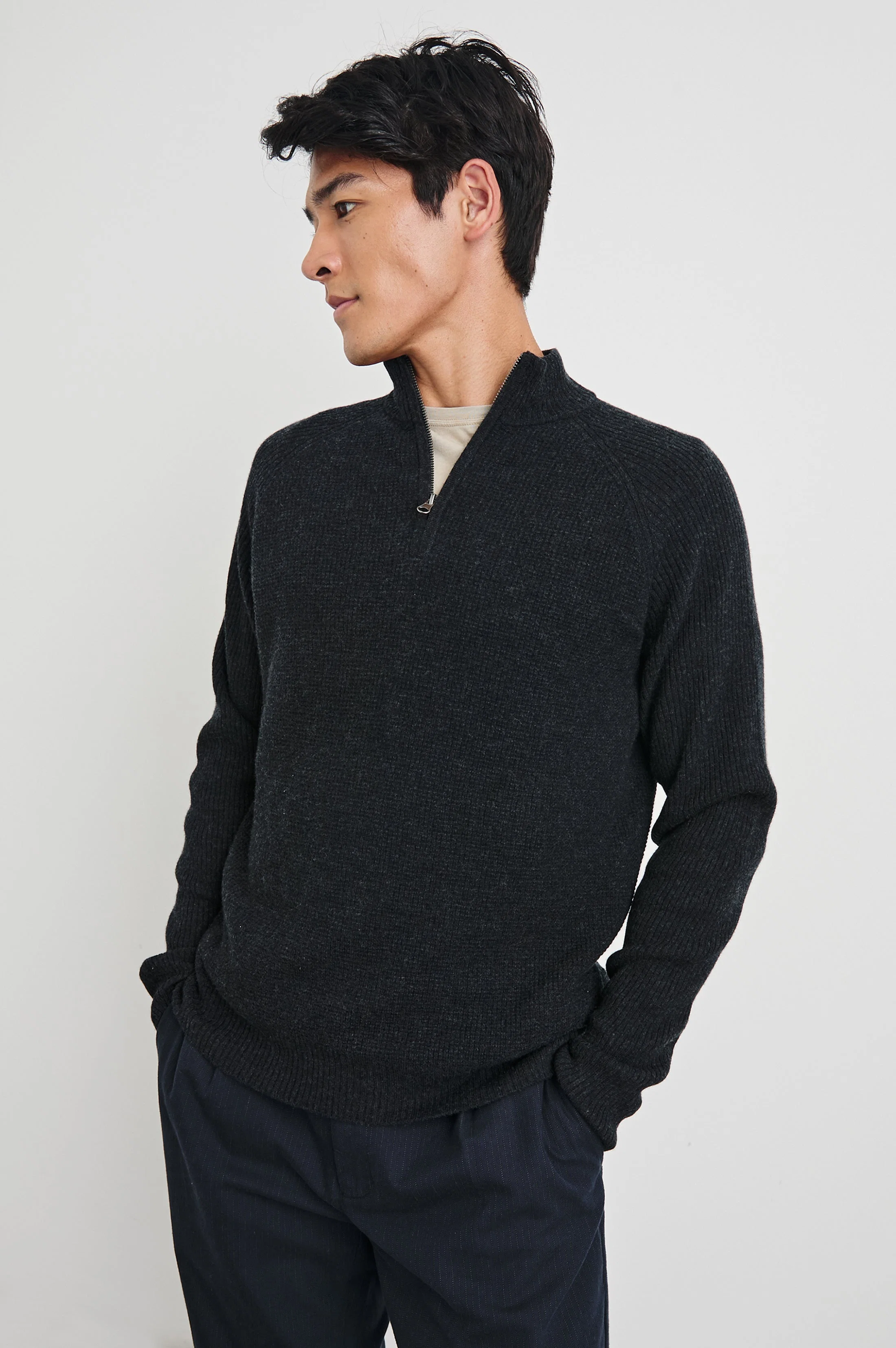 STARK QUARTER ZIP - CAST IRON - Image 3
