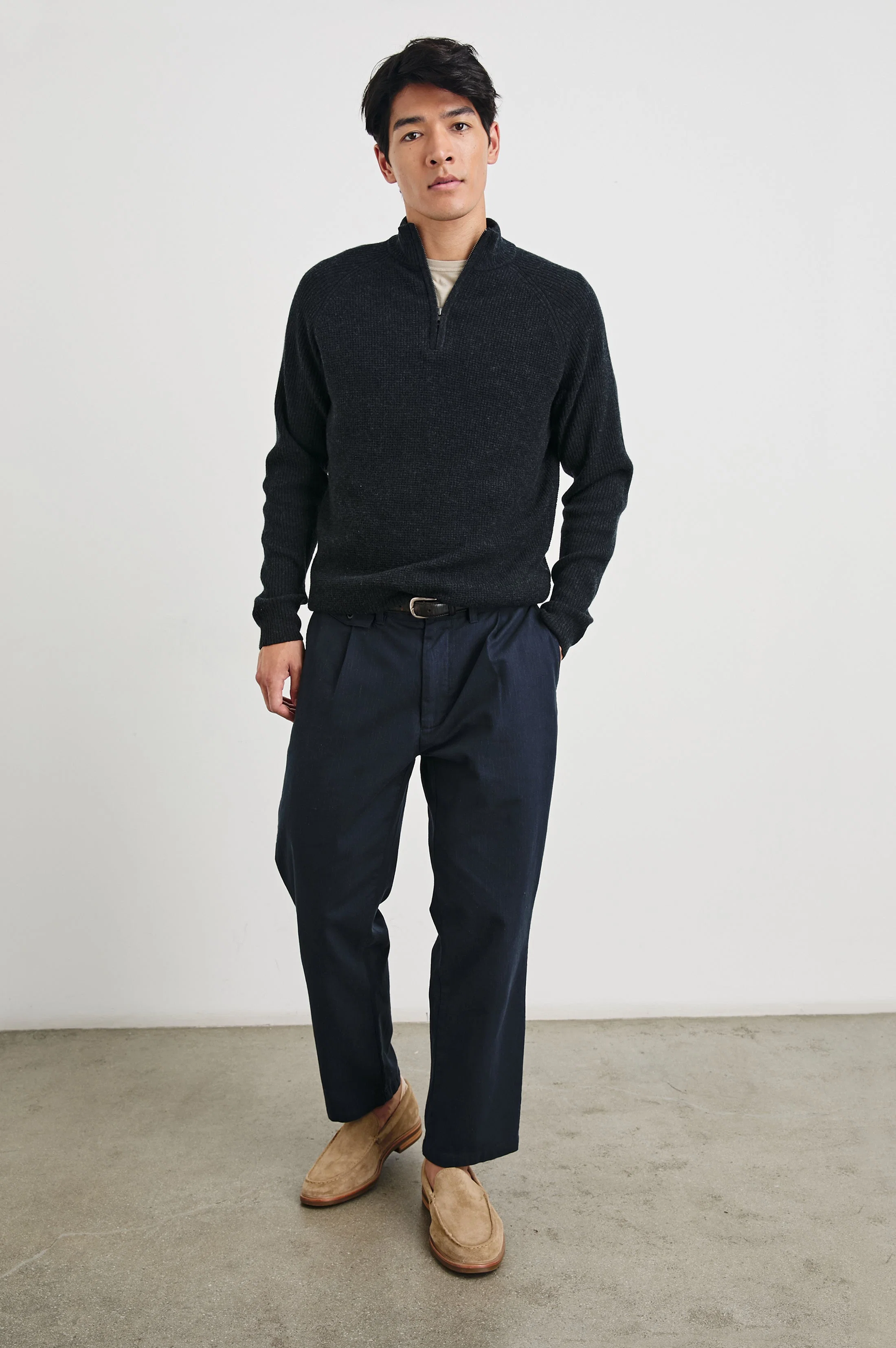 STARK QUARTER ZIP - CAST IRON - Image 4