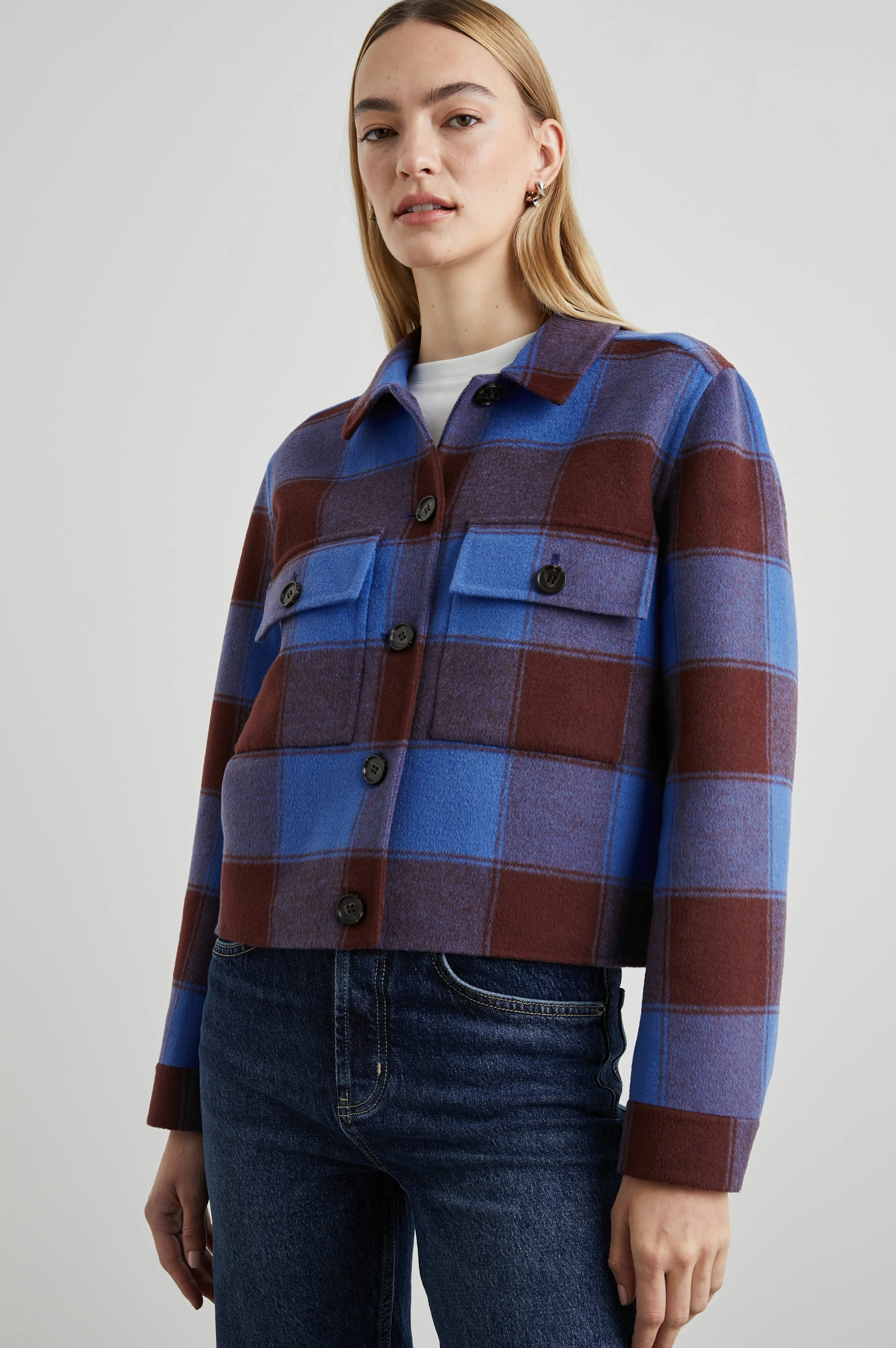 STEFFI JACKET - COBALT CHOCOLATE - Image 4