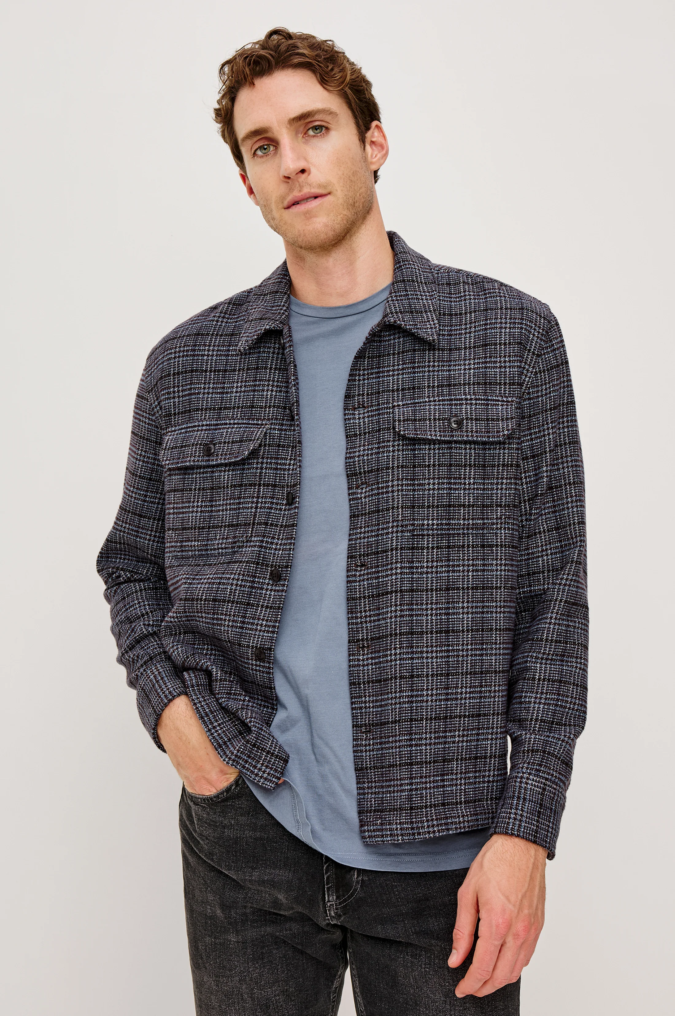 STELLAN SHIRT JACKET - CEDAR BAY