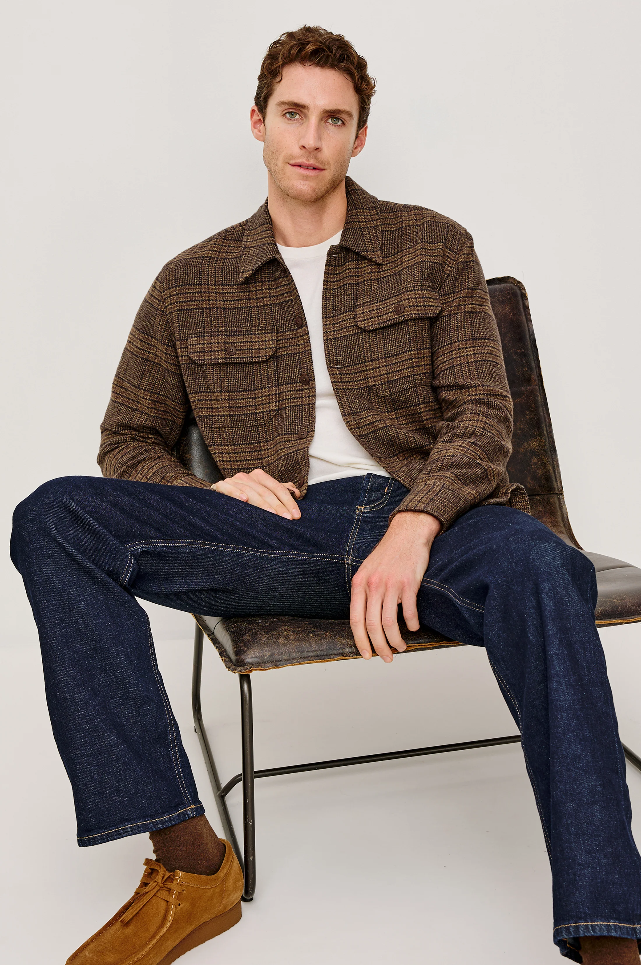 STELLAN SHIRT JACKET - DARKWOOD