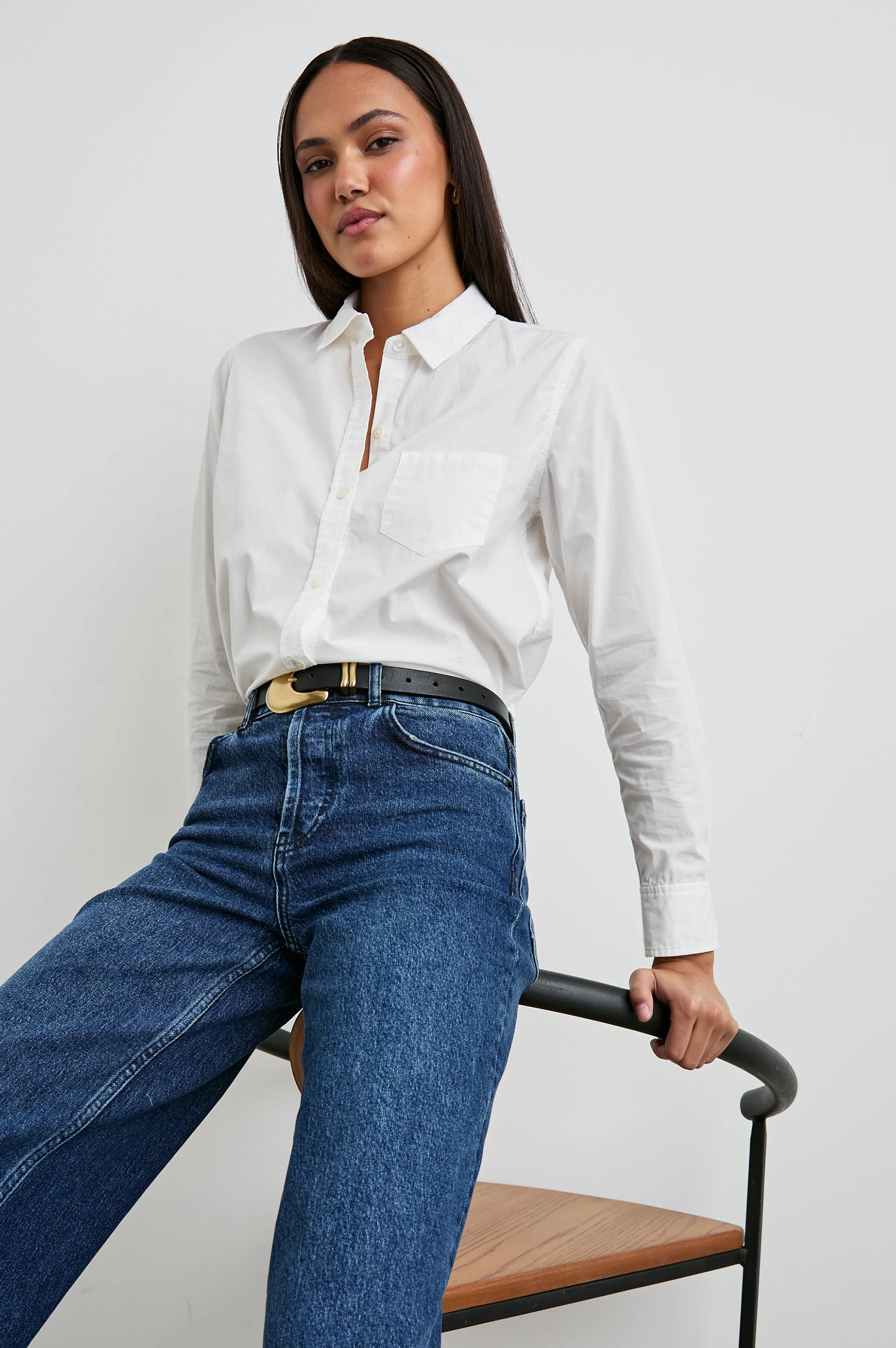 STINA SHIRT - WHITE - Image 3