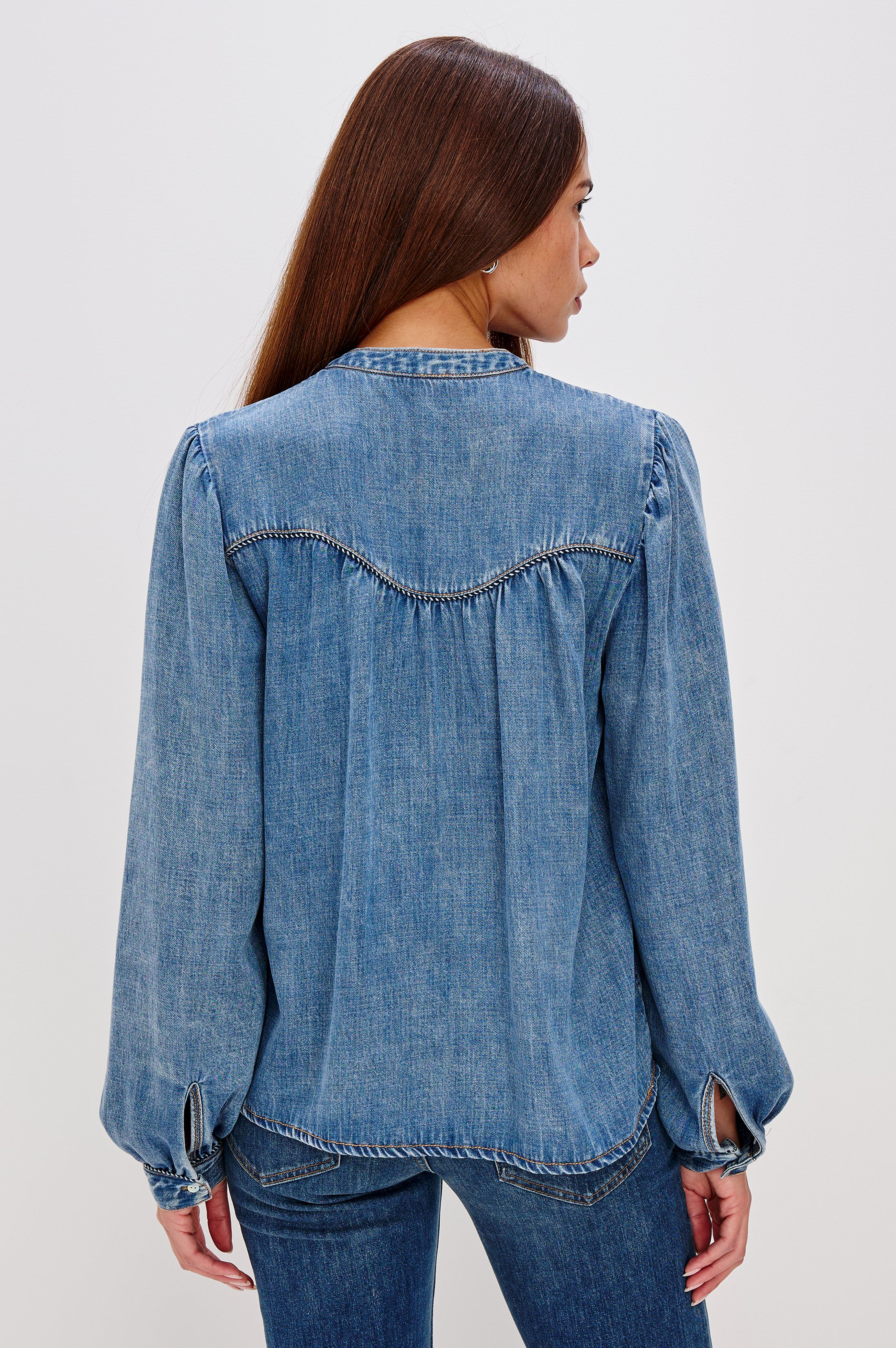 SUNNA TOP - BLUE STONE - Image 5