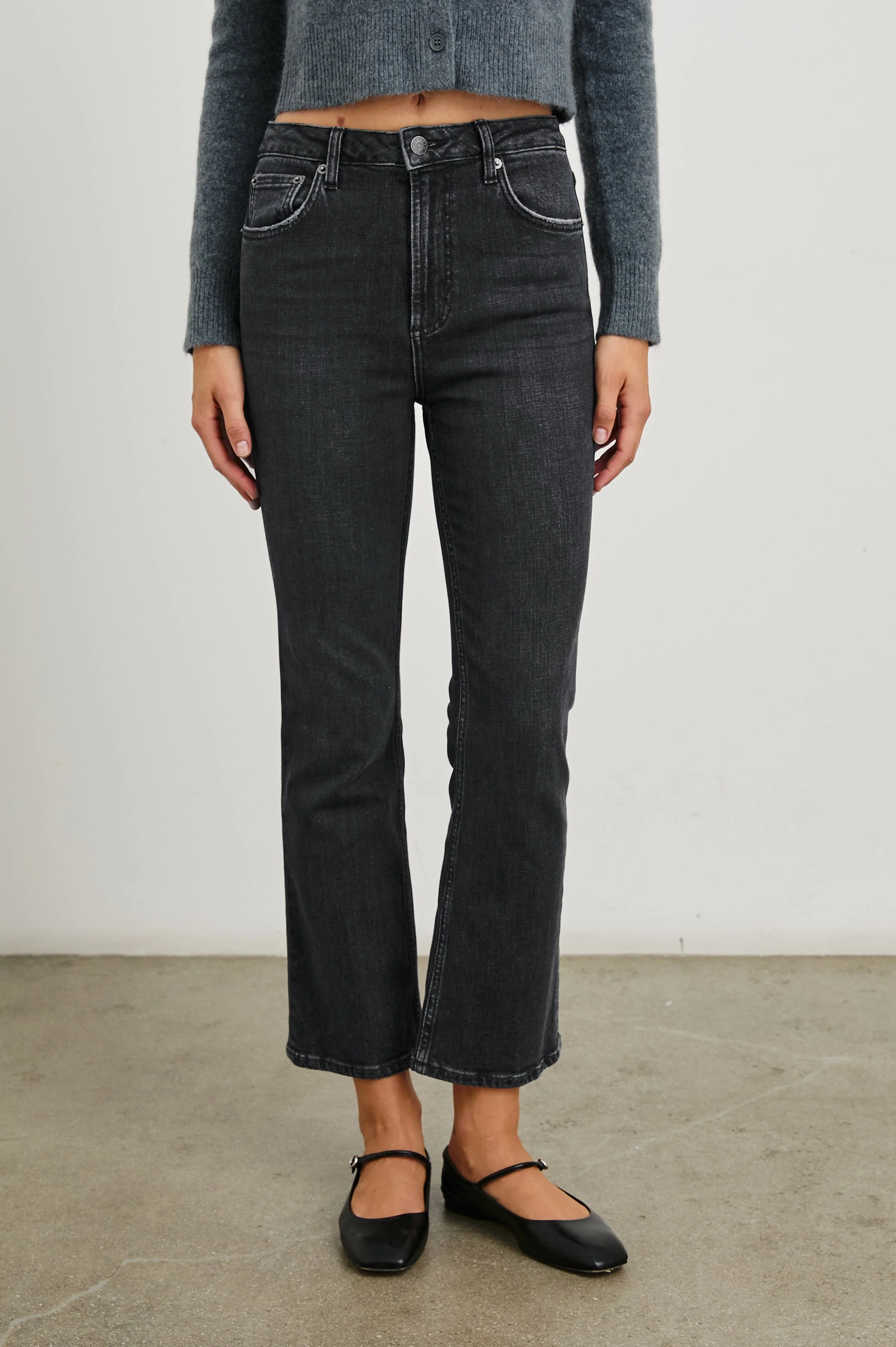 SUNSET CROP SLIM FARE - BLACK PEARL - Image 6