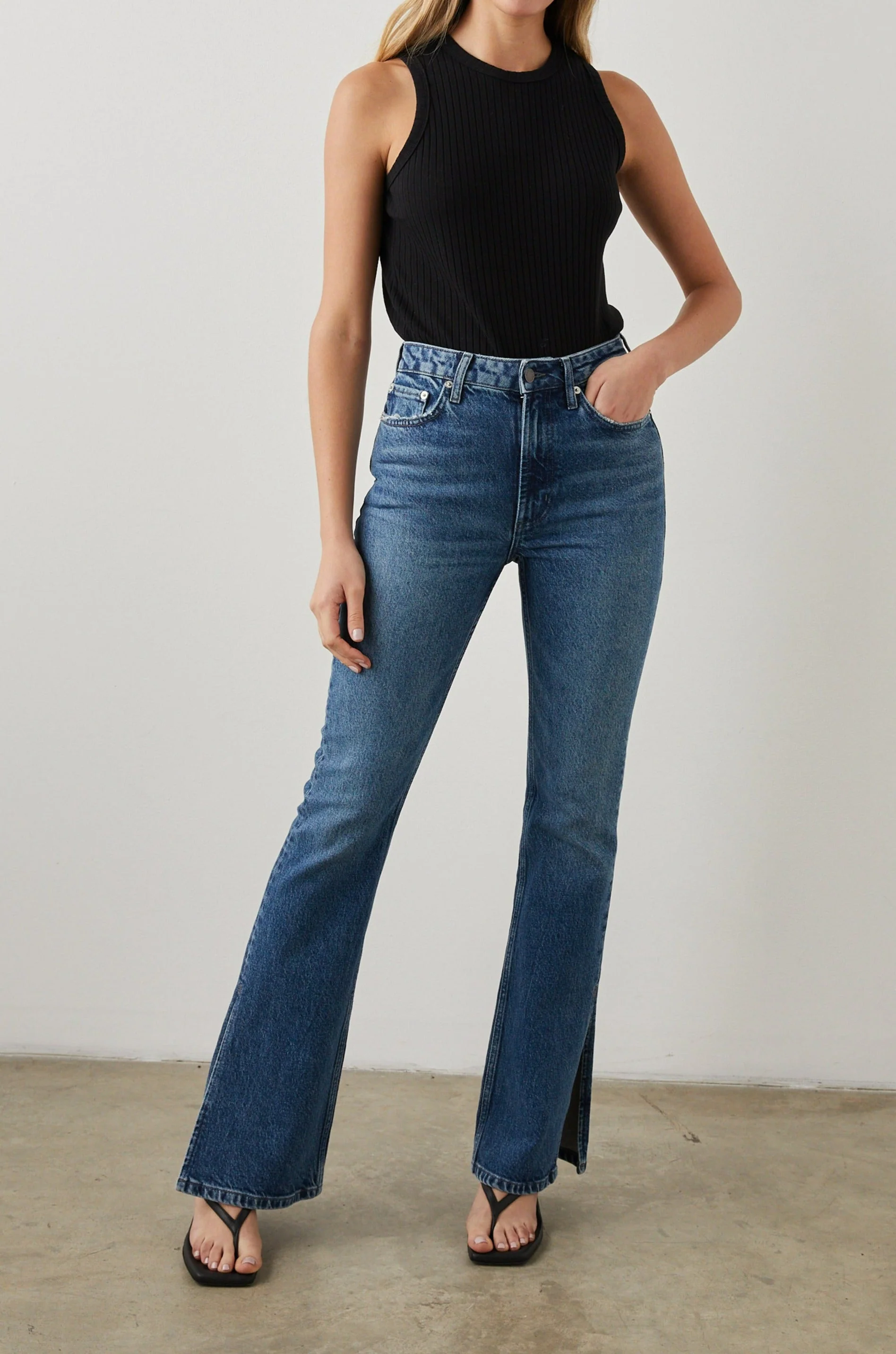 SUNSET SLIM FLARE - NAVY STONE - Image 3