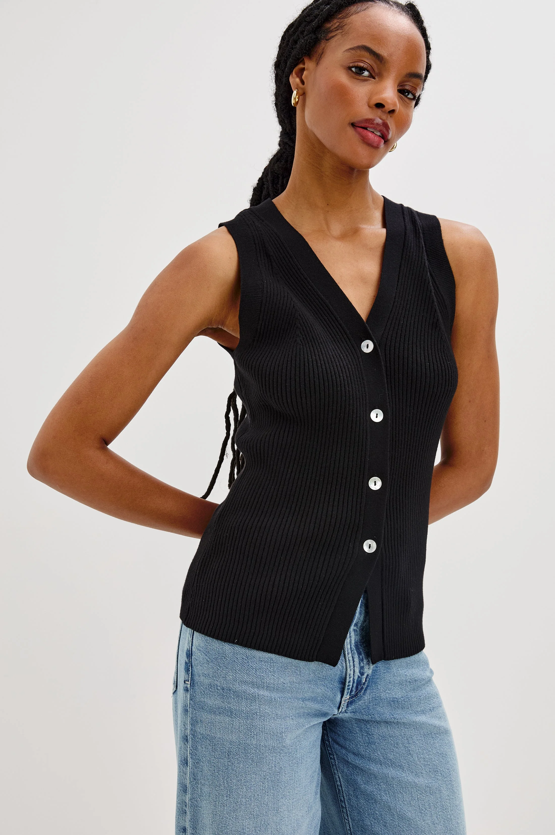 TATIA TOP - BLACK - Image 3