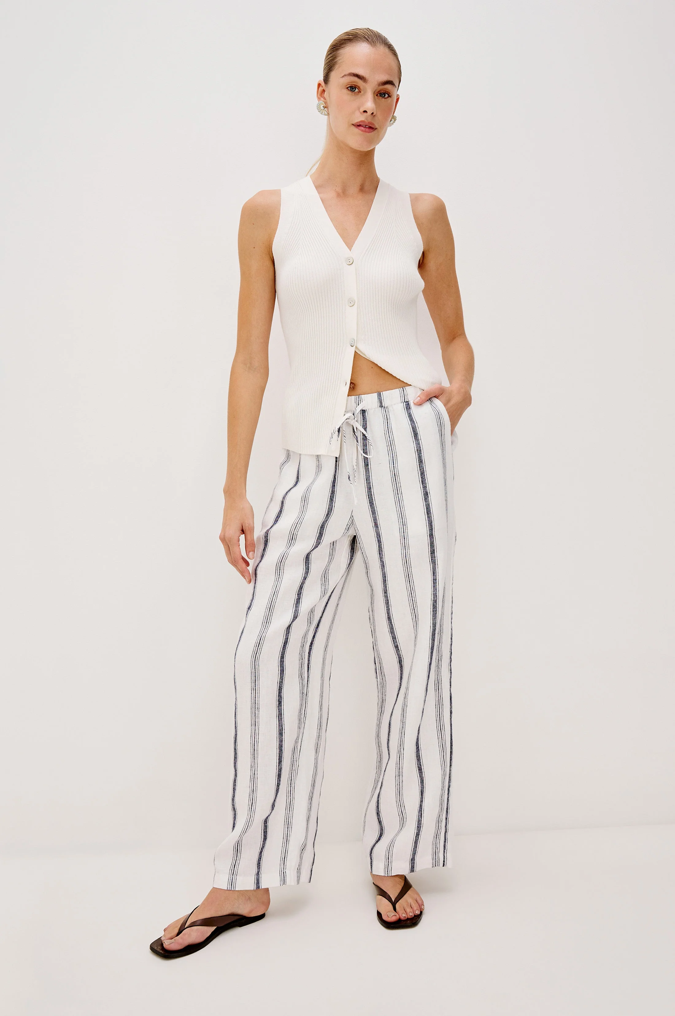 TATIA TOP - ECRU - Image 4