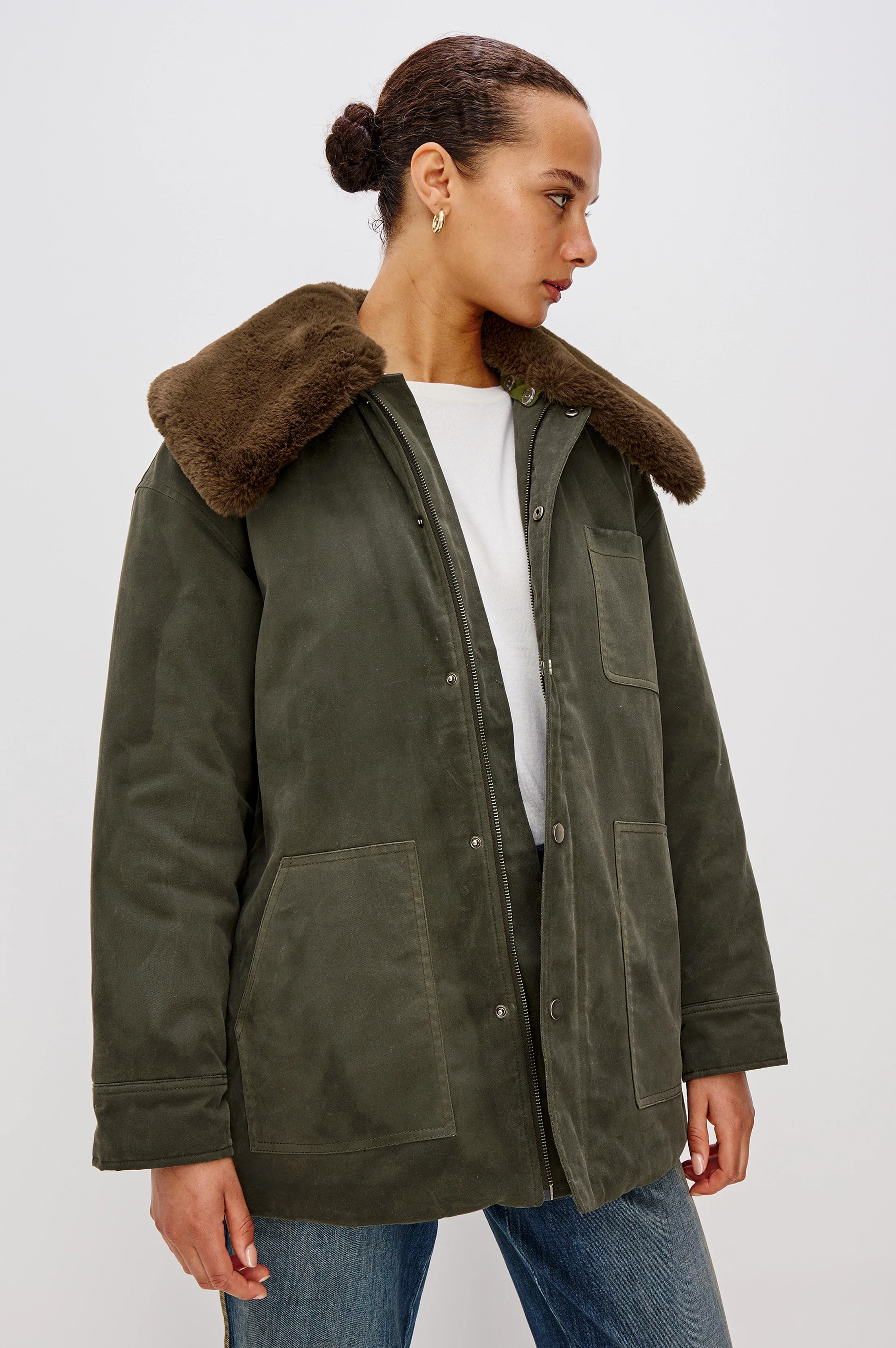 TESSUTO JACKET - UMBER