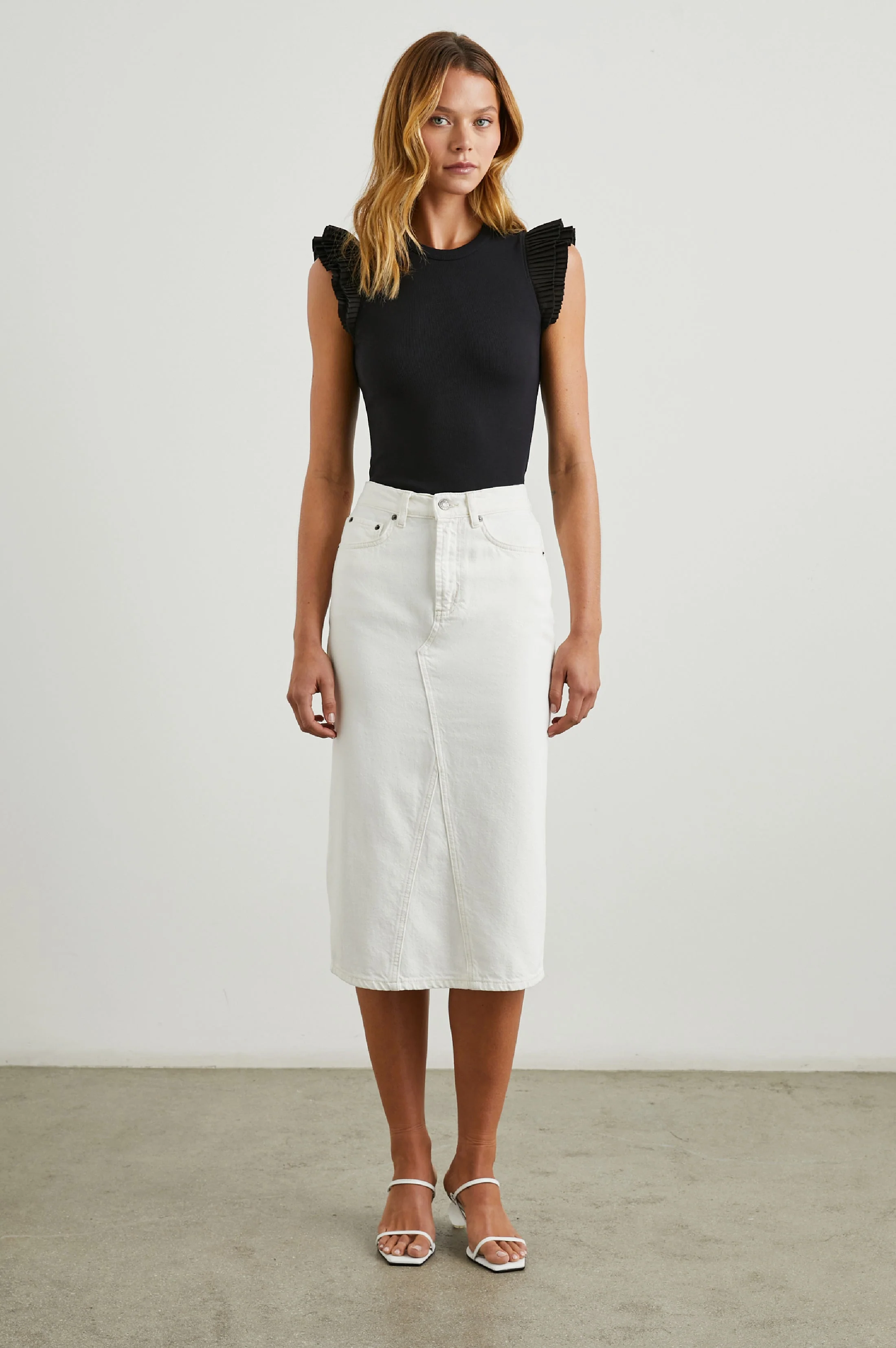 HIGHLAND SKIRT - ECRU - Image 3