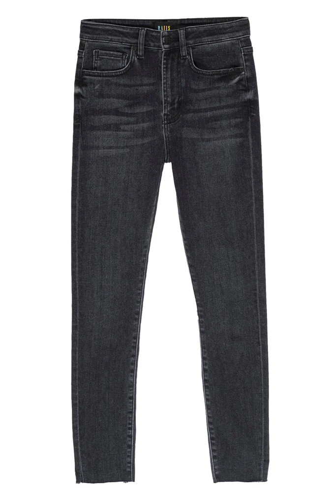 LARCHMONT SKINNY - HIGH RISE SKINNY - COAL - Image 6