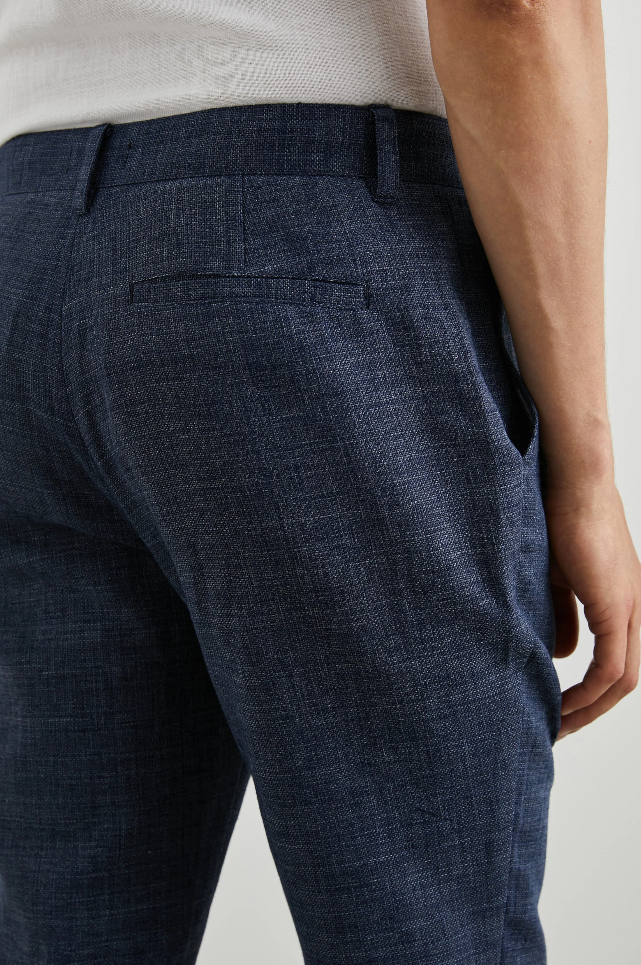 THOMAS PANT - NAVY MELANGE - Image 2