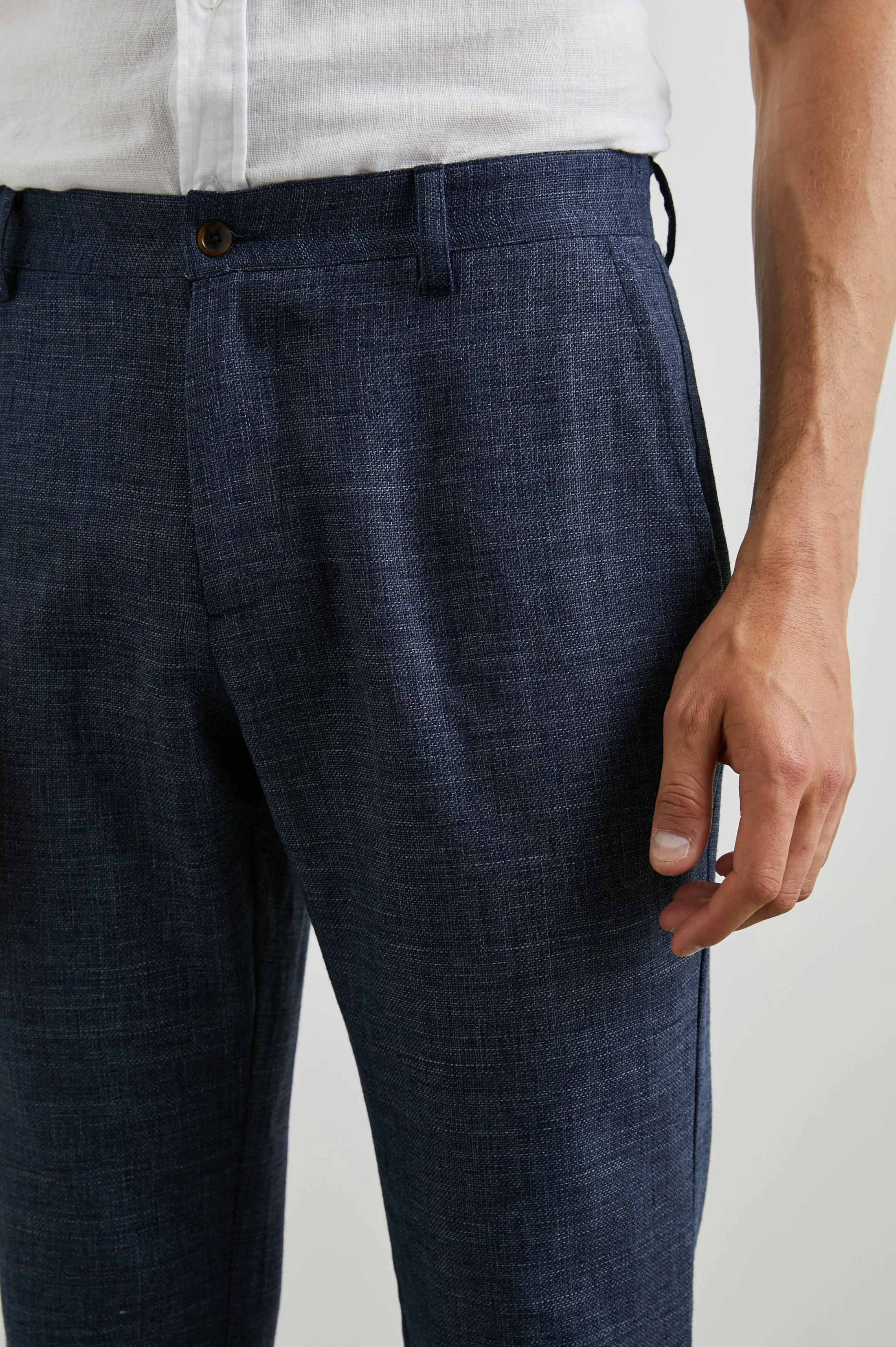 THOMAS PANT - NAVY MELANGE - Image 4