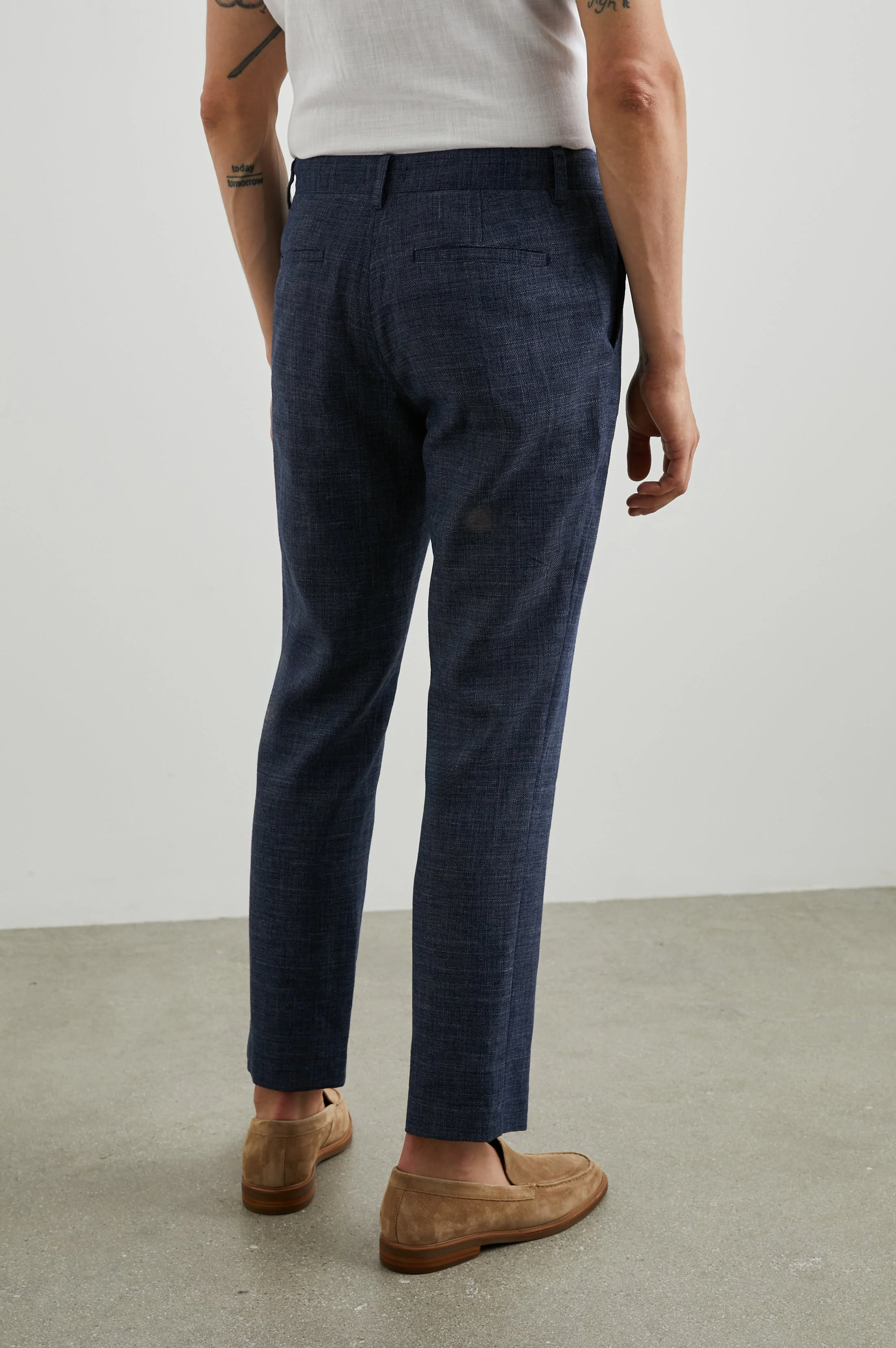 THOMAS PANT - NAVY MELANGE - Image 6