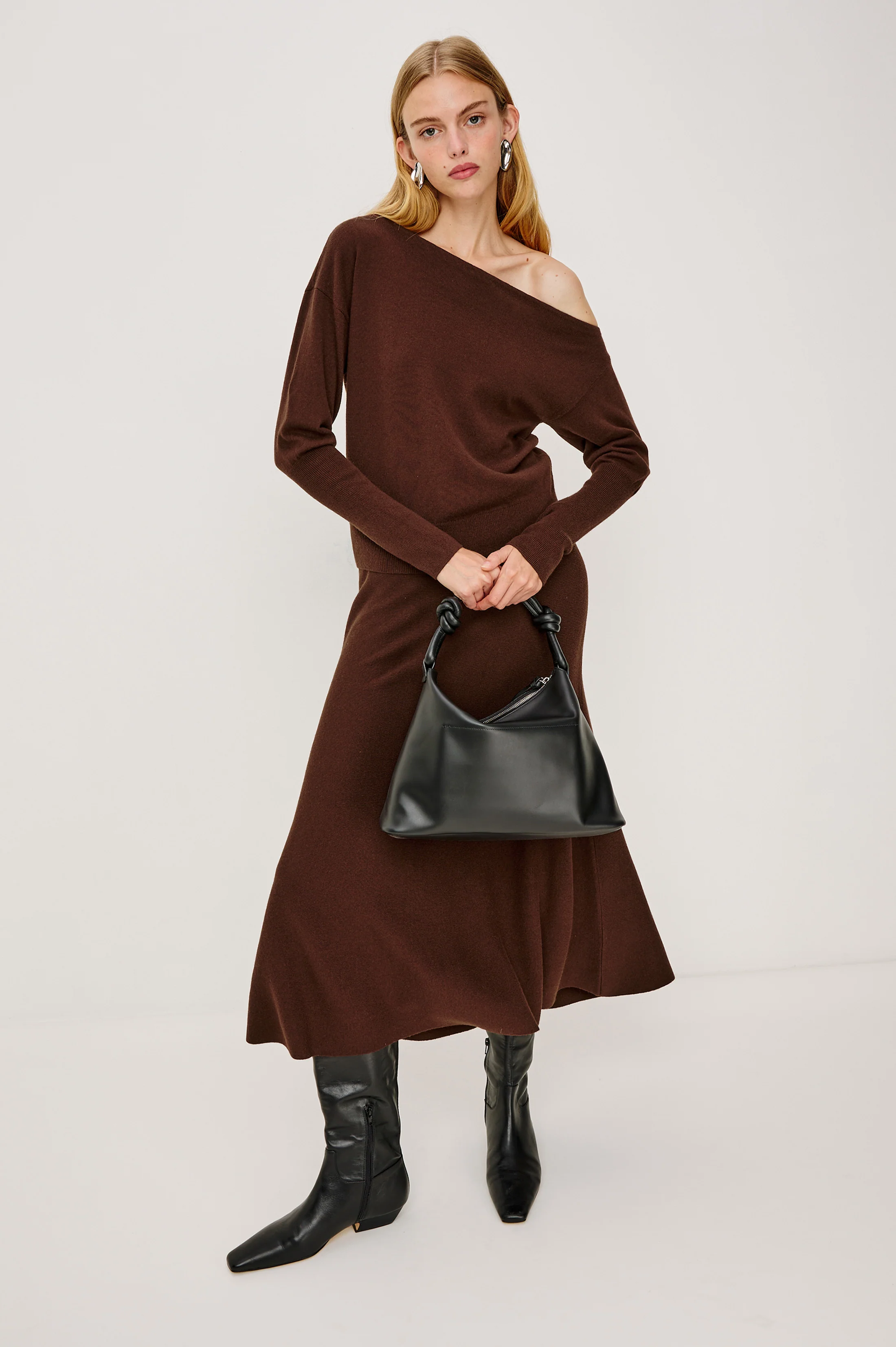 TIANNA SWEATER - BORDEAUX - Image 3