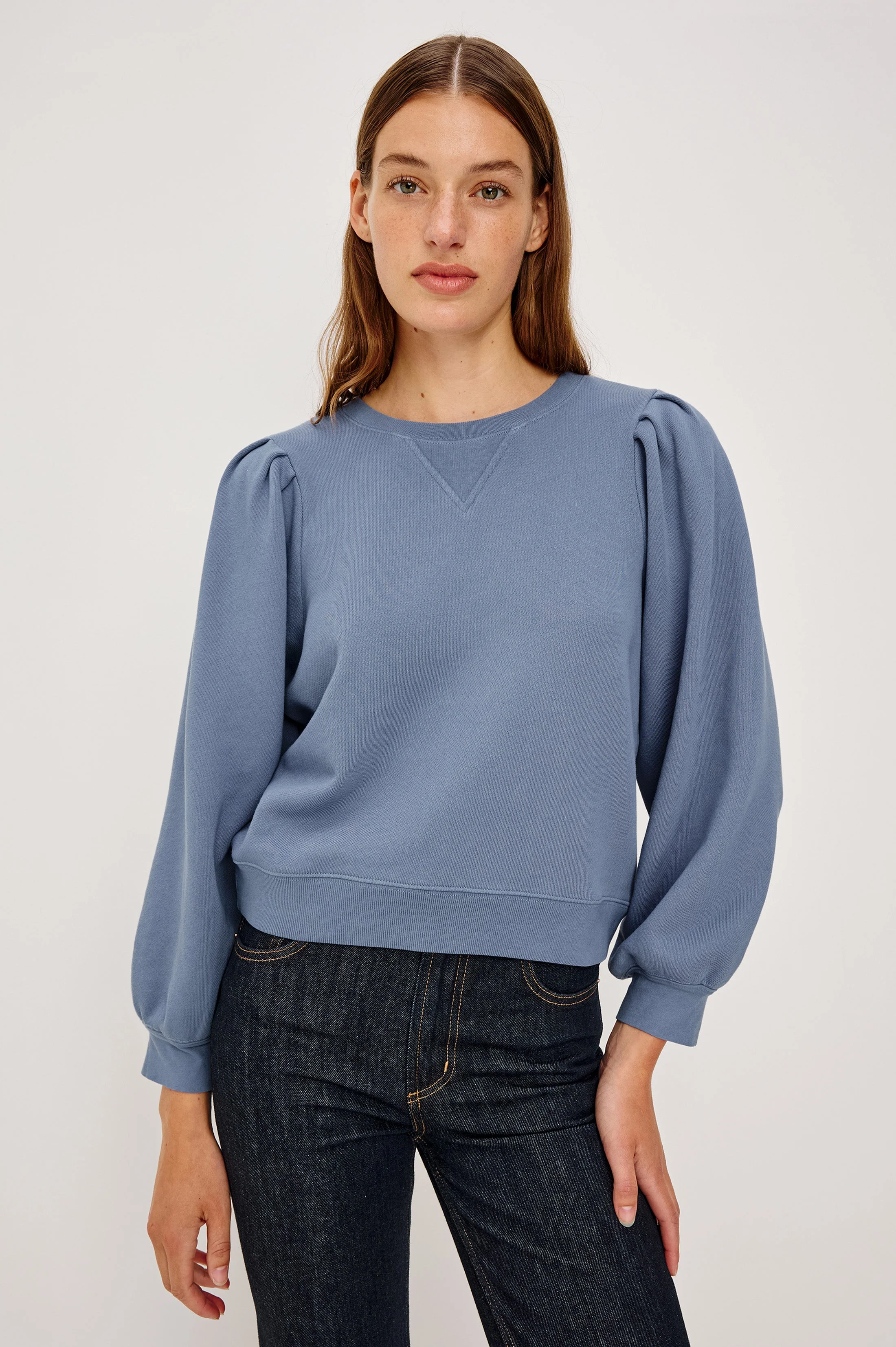 TIFFANY SWEATSHIRT - FADED PERIWINKLE - Image 2