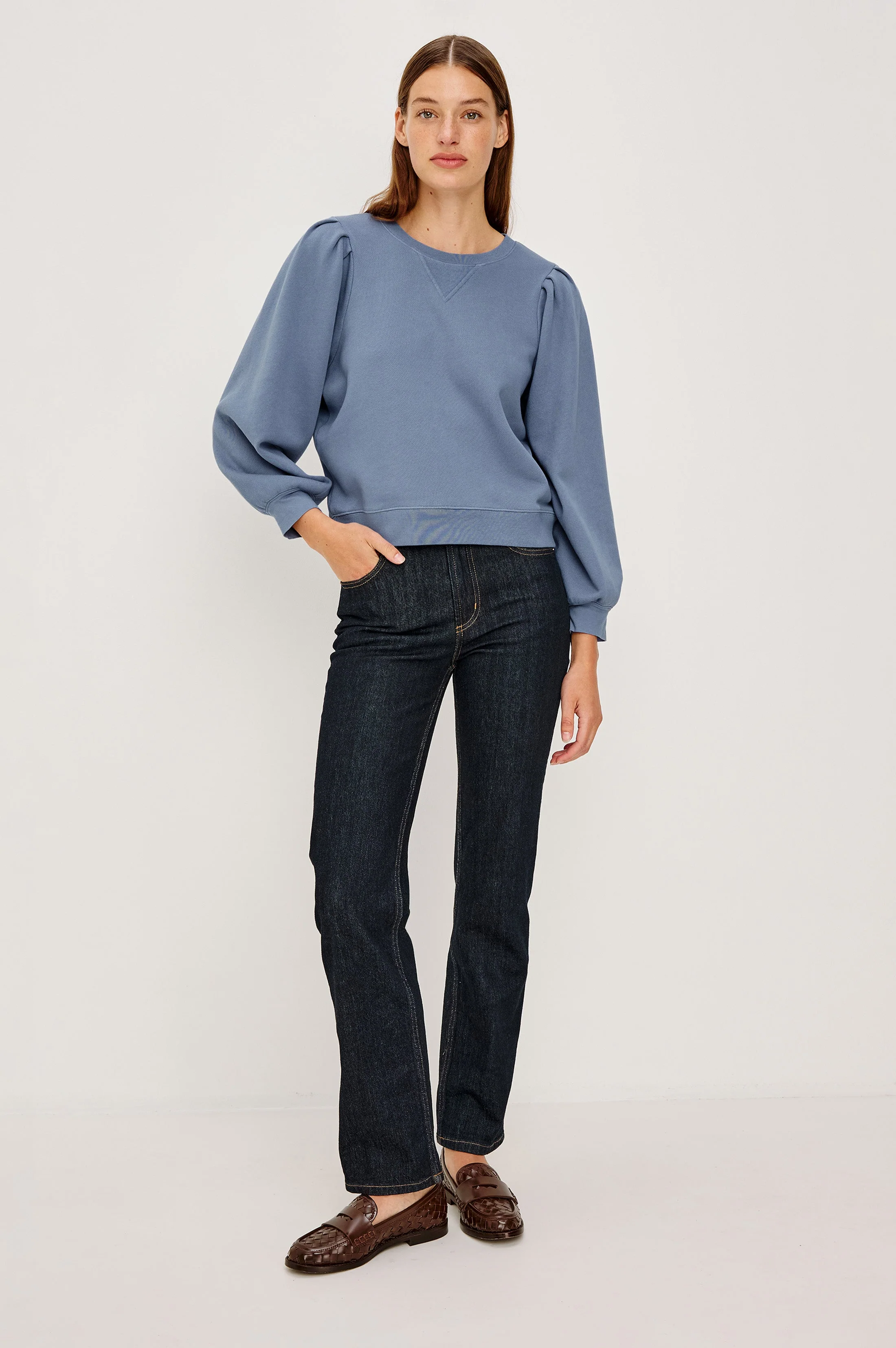TIFFANY SWEATSHIRT - FADED PERIWINKLE - Image 3