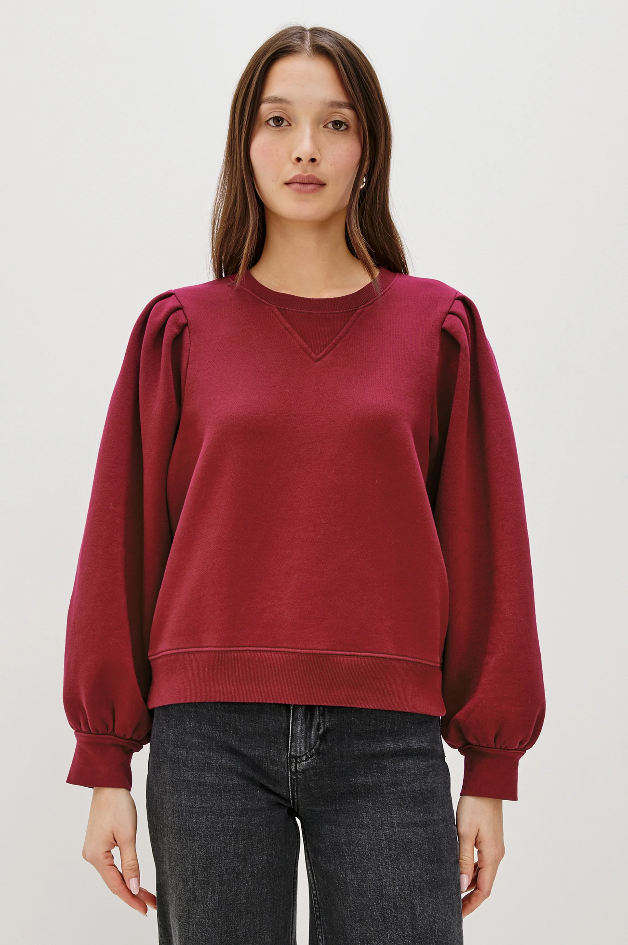 TIFFANY SWEATSHIRT - MERLOT - Image 3