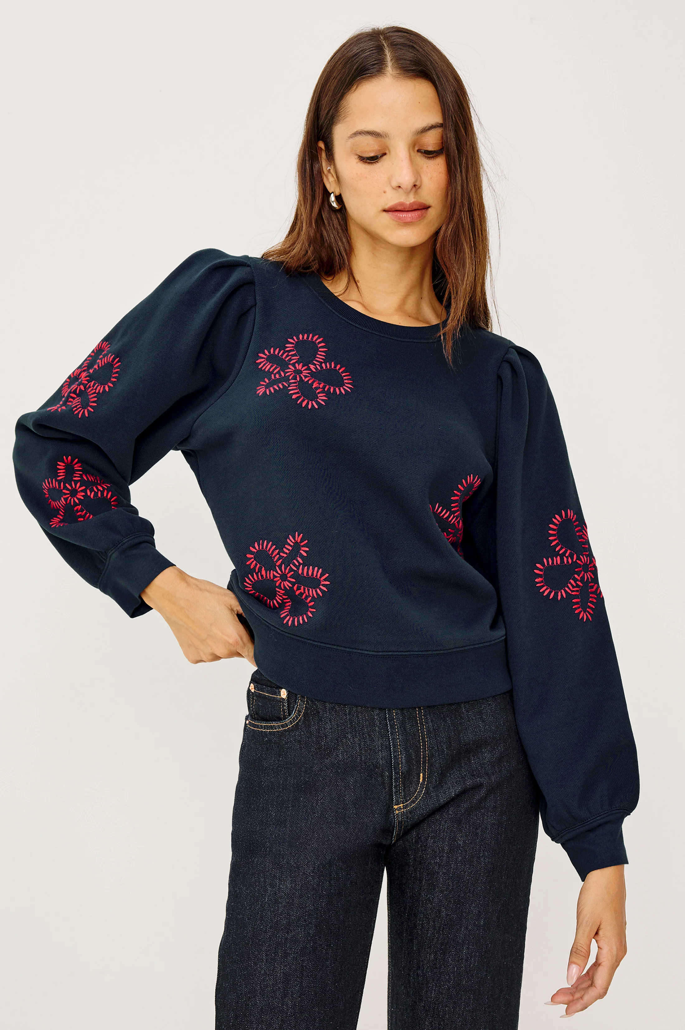 TIFFANY SWEATSHIRT - NAVY