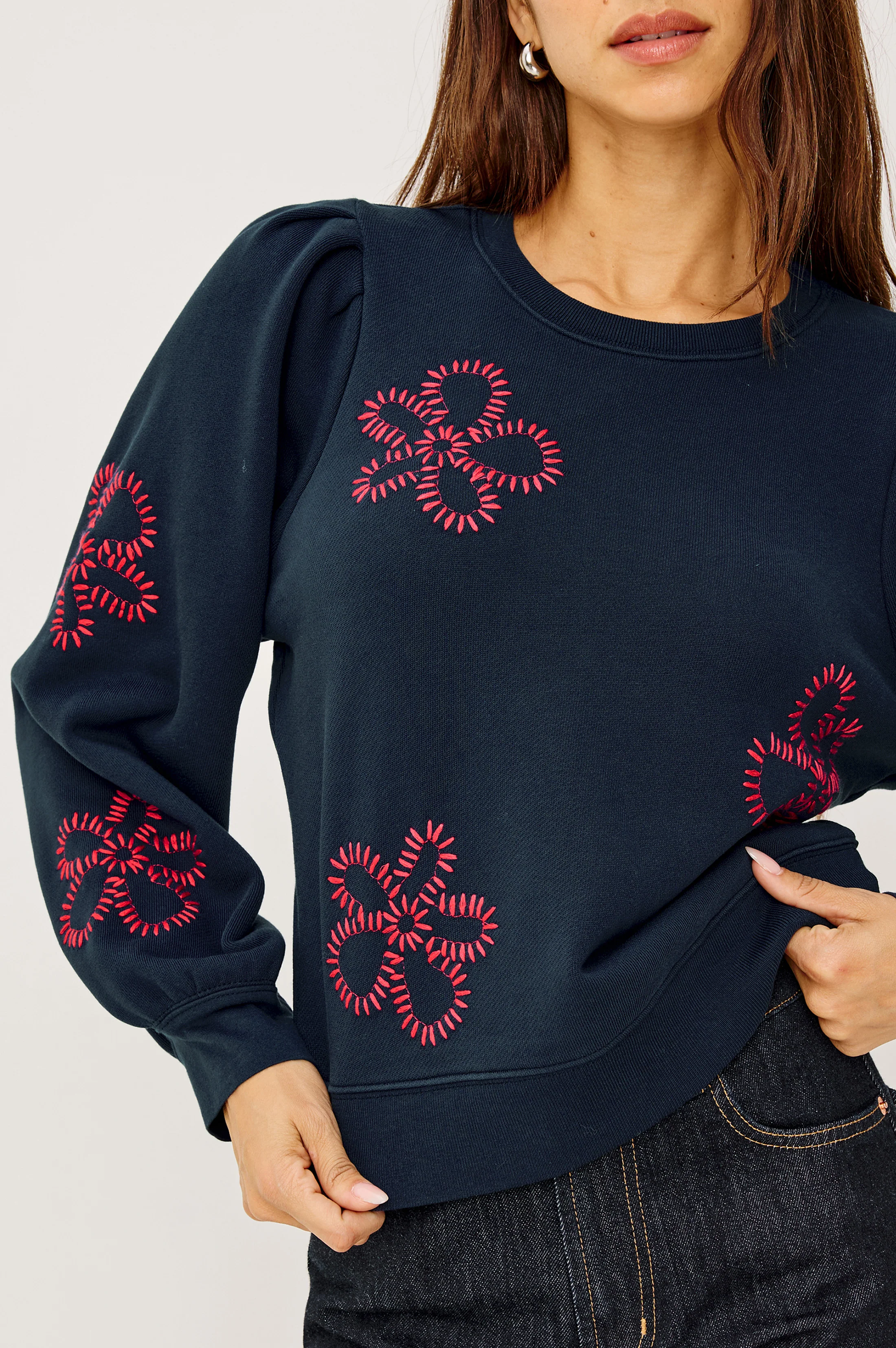 TIFFANY SWEATSHIRT - NAVY - Image 2
