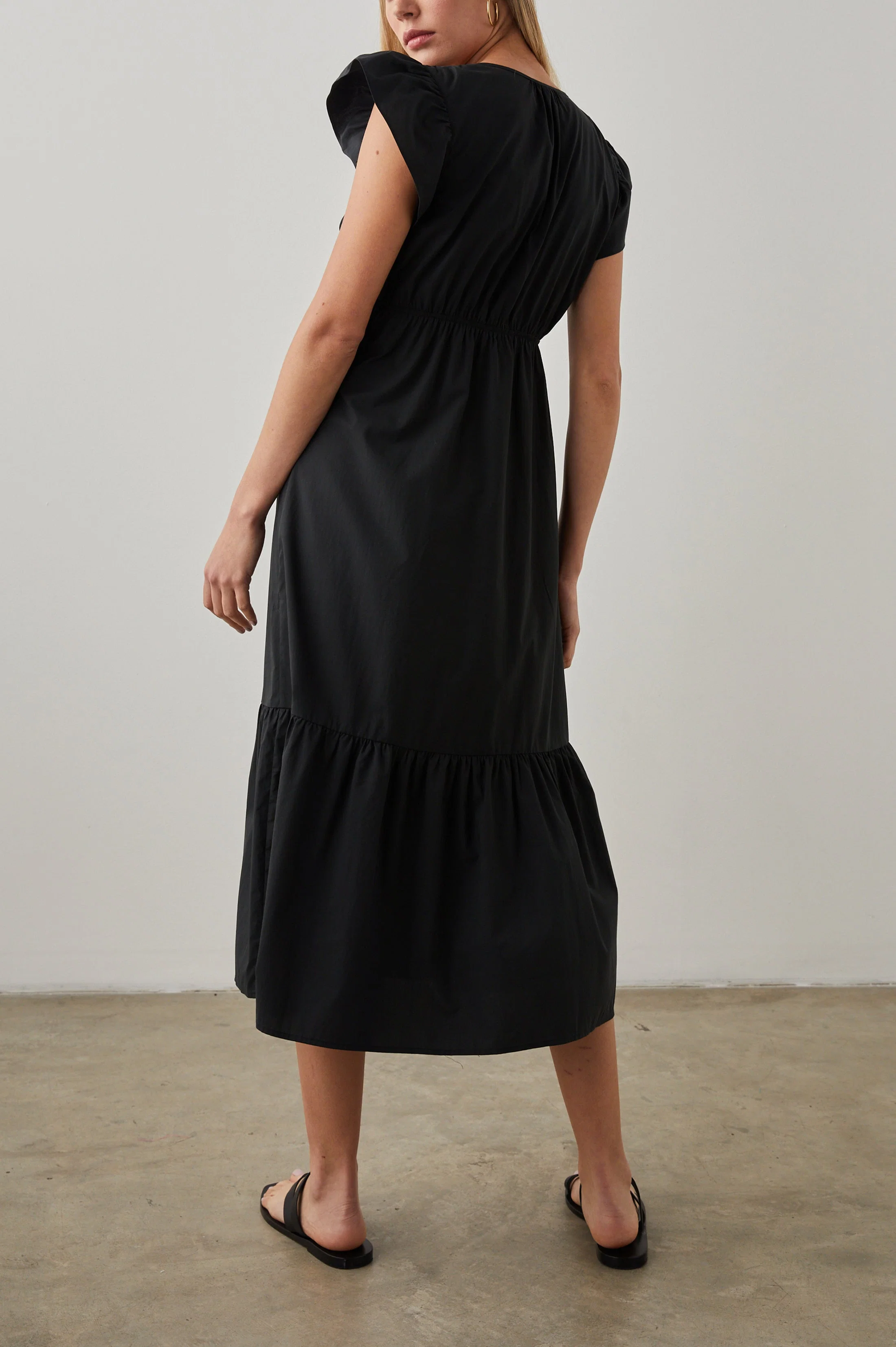 TINA DRESS - BLACK - Image 3