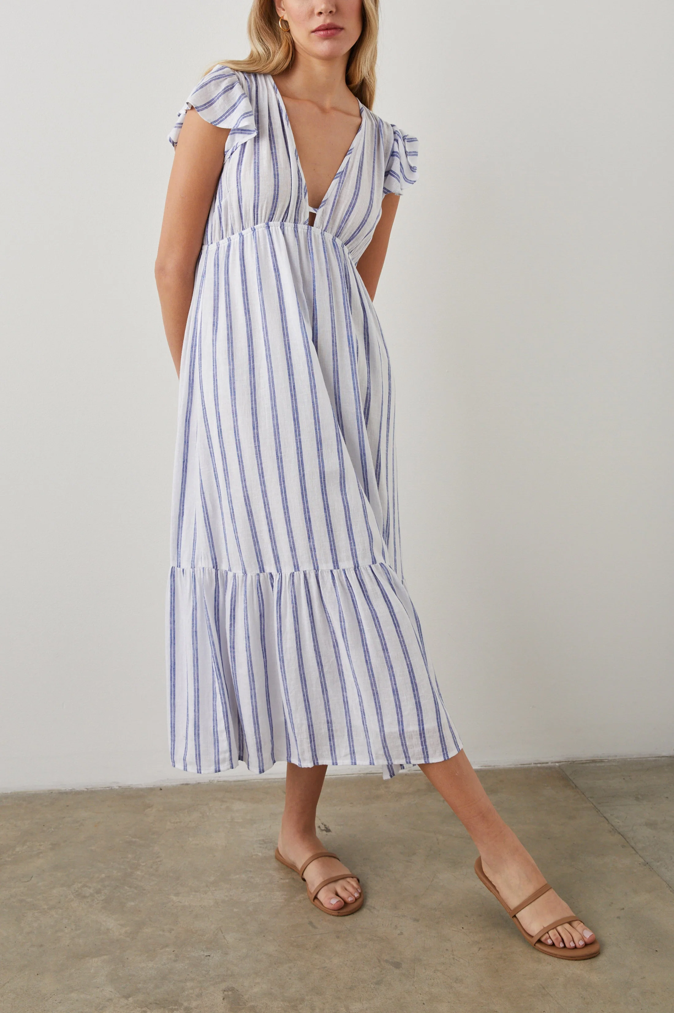 TINA DRESS - VILLA STRIPE - Image 3