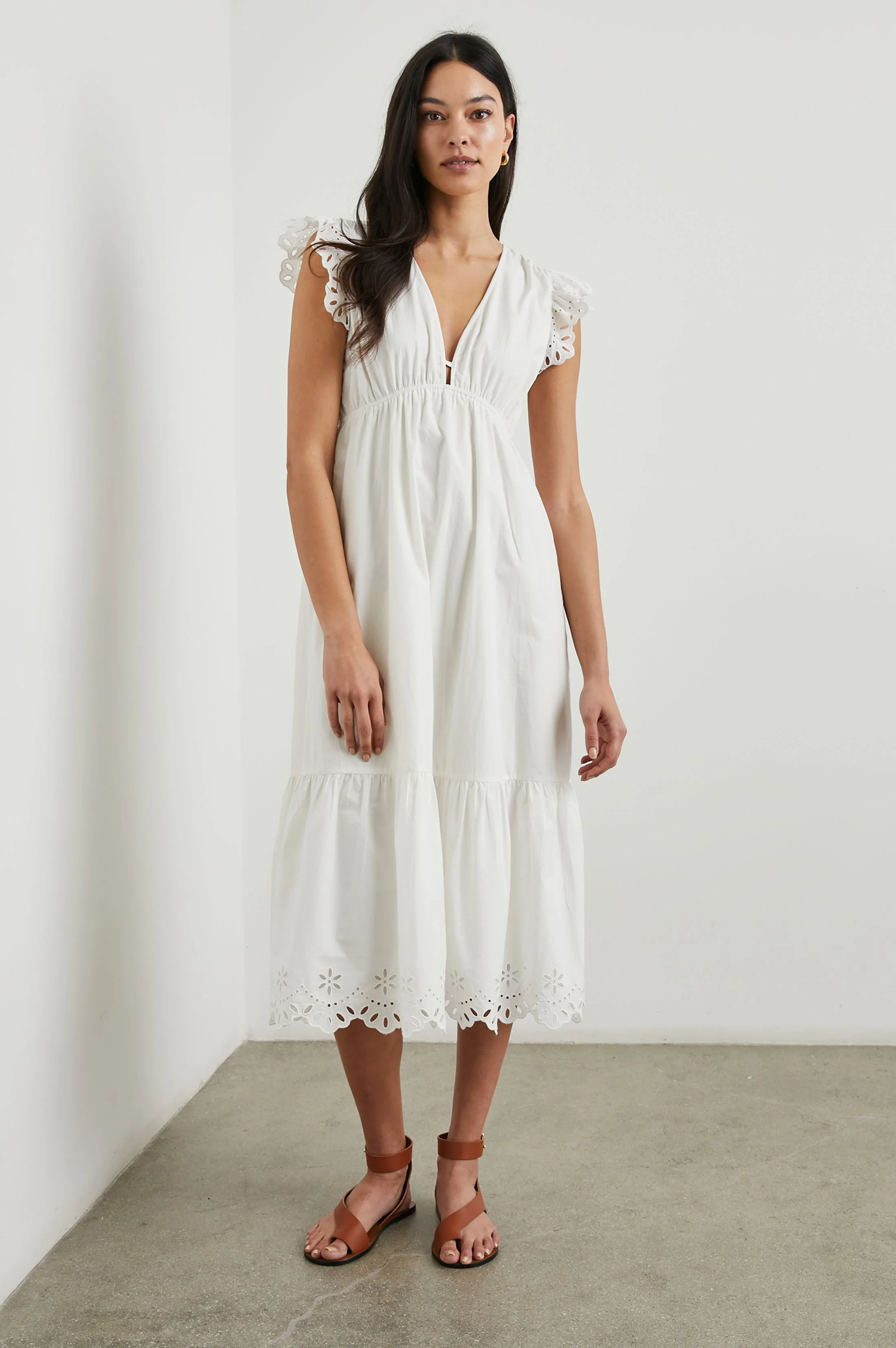 TINA DRESS - WHITE