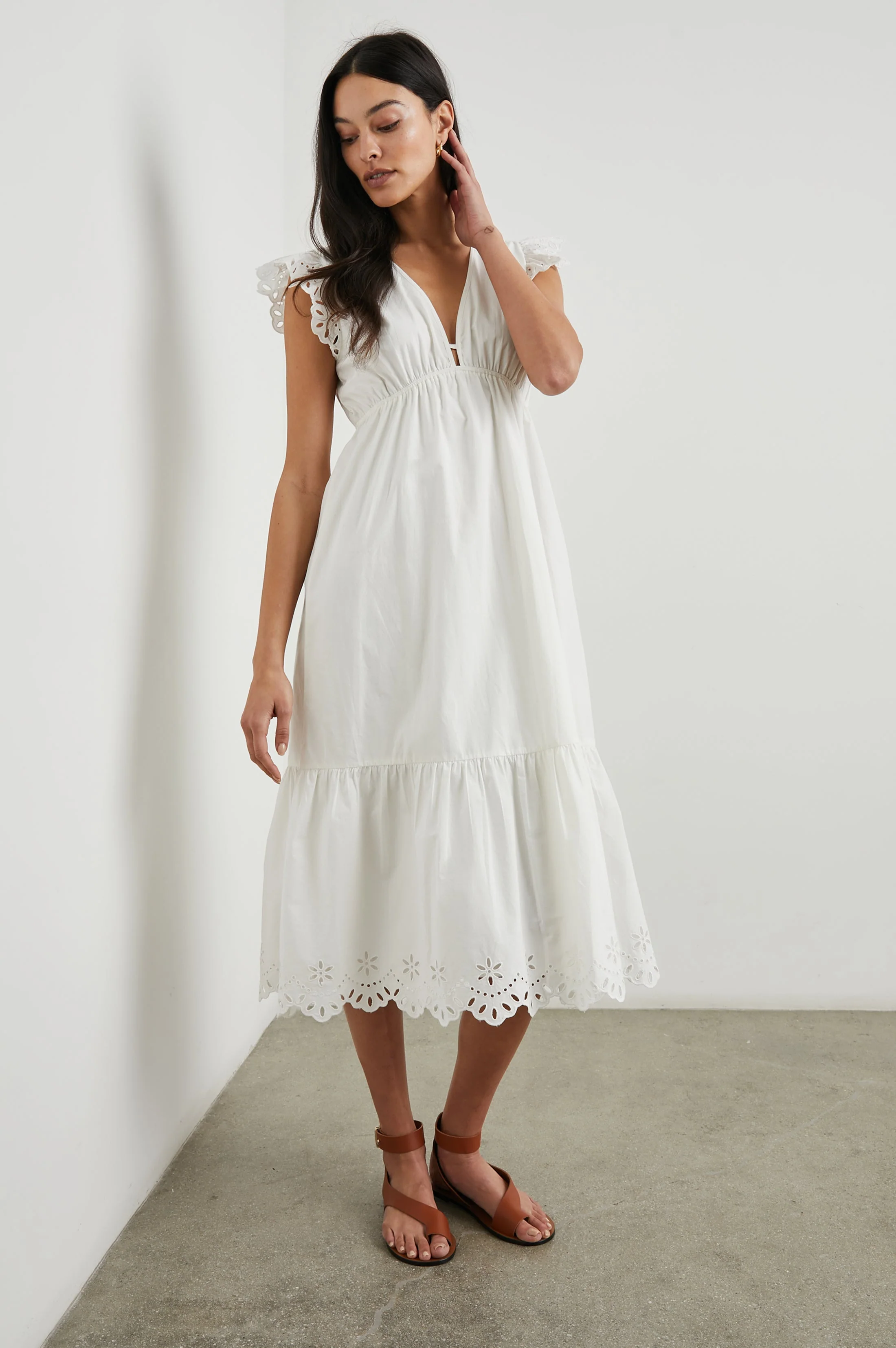 TINA DRESS - WHITE - Image 3