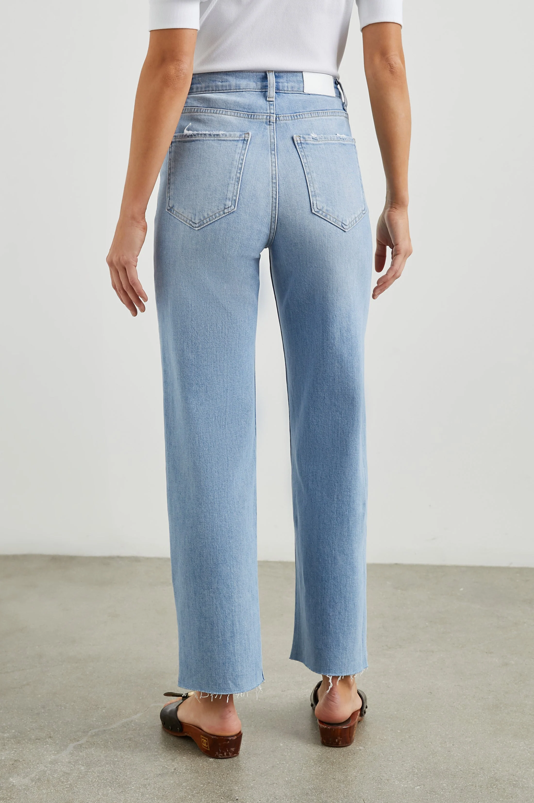 TOPANGA CROP STRAIGHT - BLUE MIST STEP HEM - Image 6