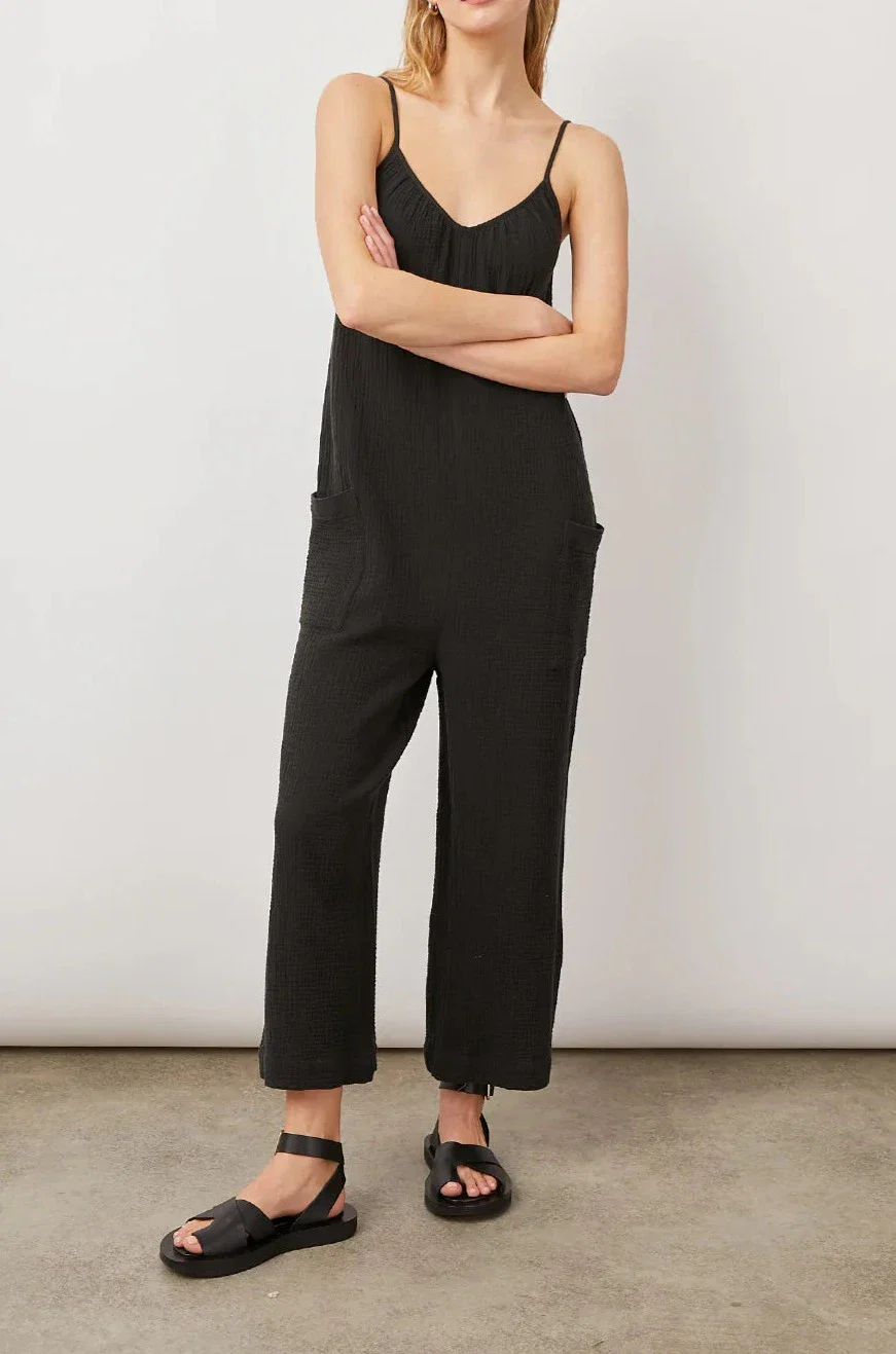 TUCKER JUMPSUIT - BLACK - Image 4