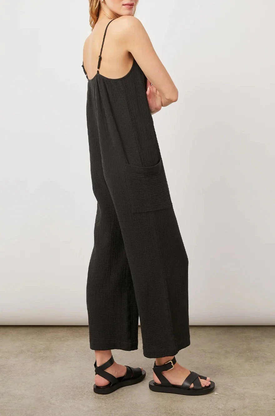 TUCKER JUMPSUIT - BLACK - Image 5
