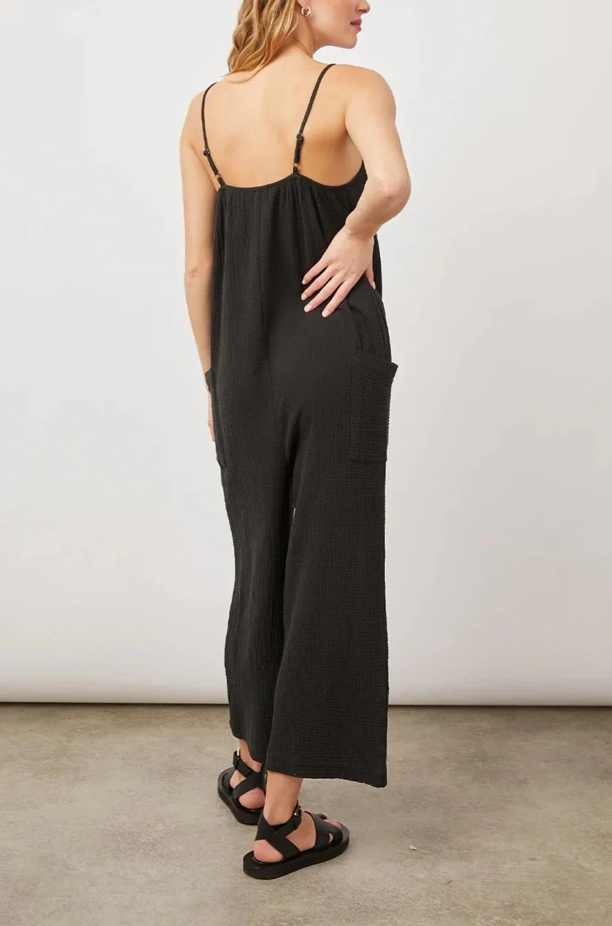 TUCKER JUMPSUIT - BLACK - Image 6