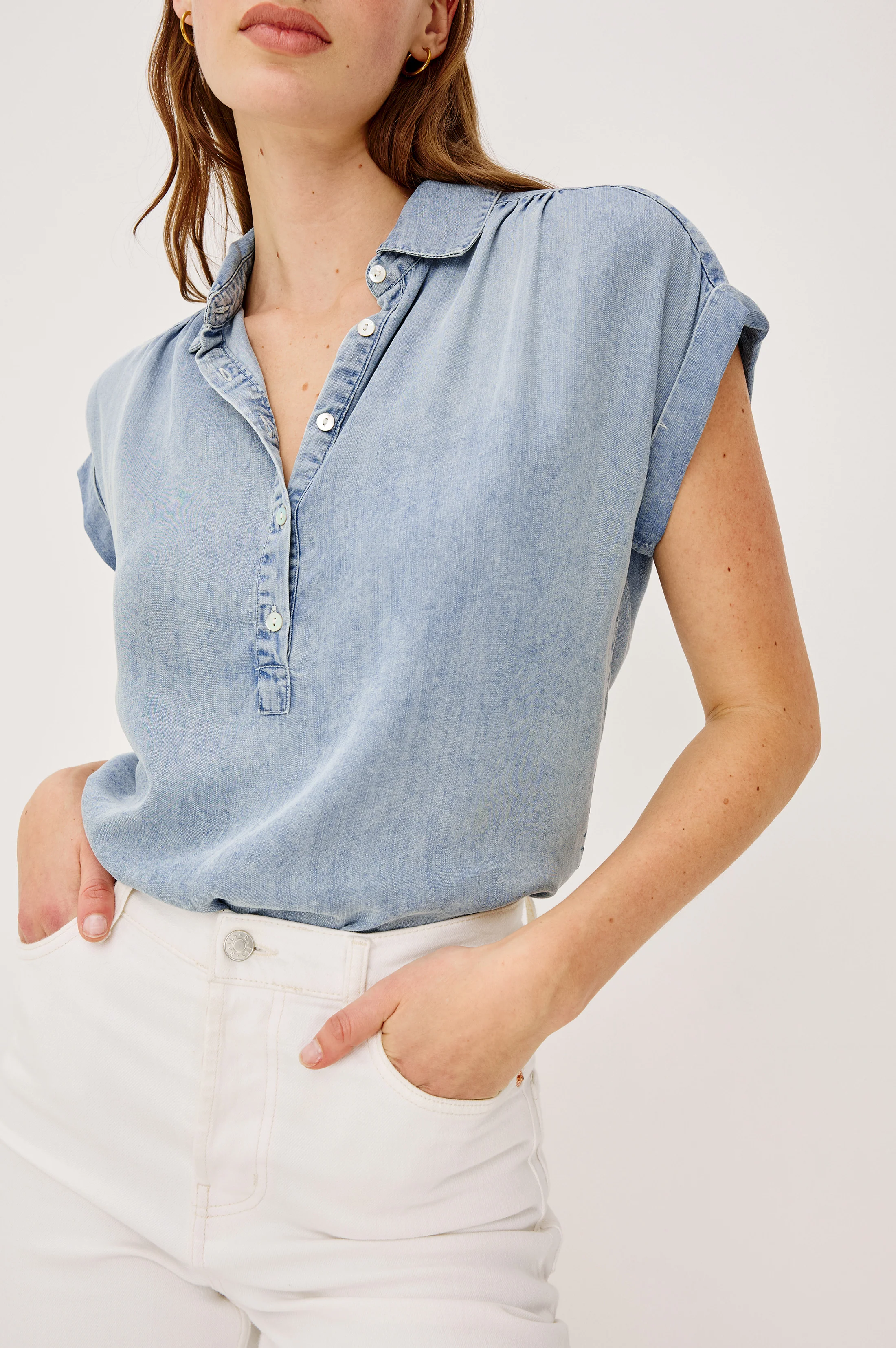 TUSCANY SHIRT - WASHED BLUE - Image 2