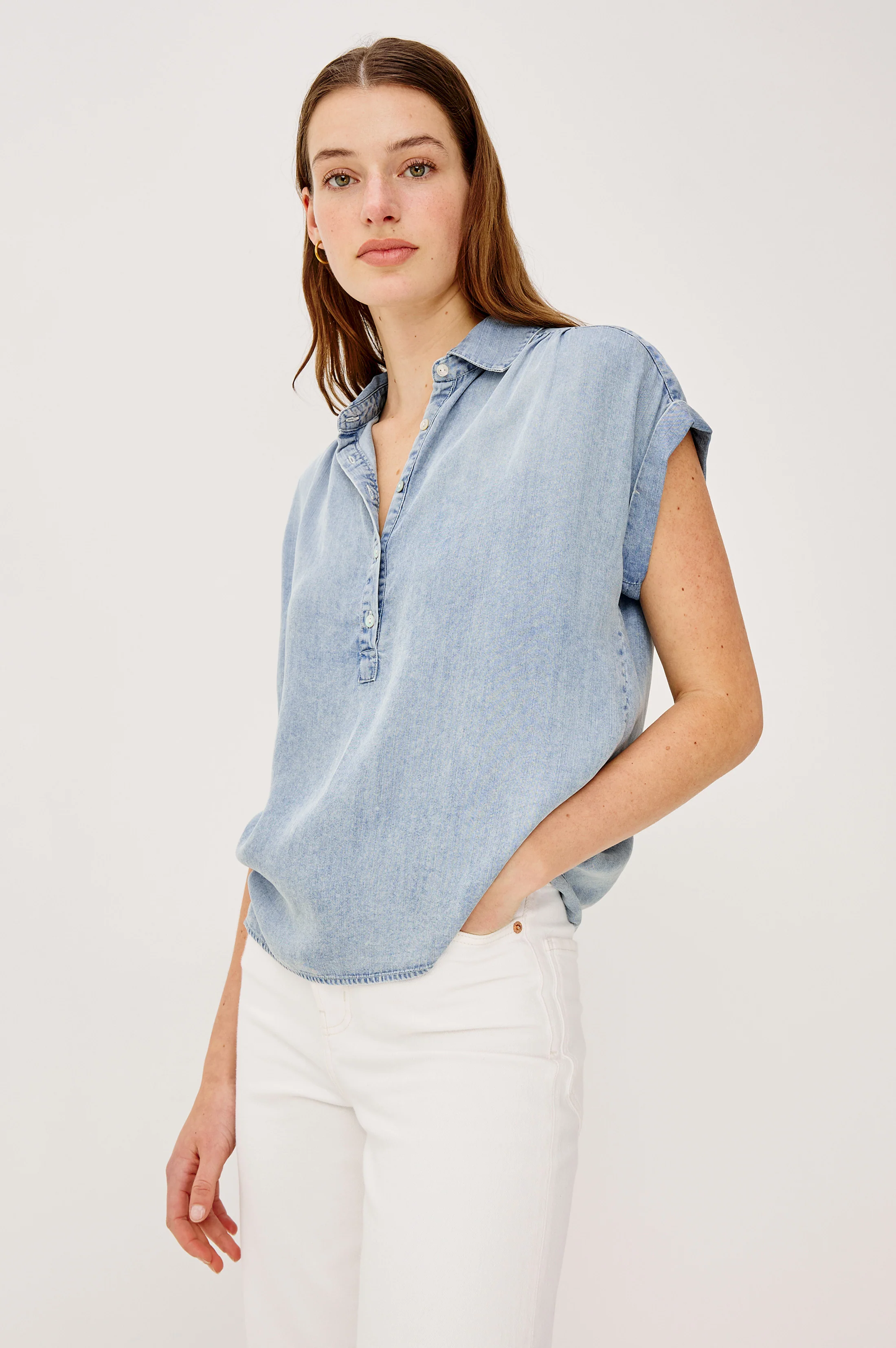 TUSCANY SHIRT - WASHED BLUE - Image 4