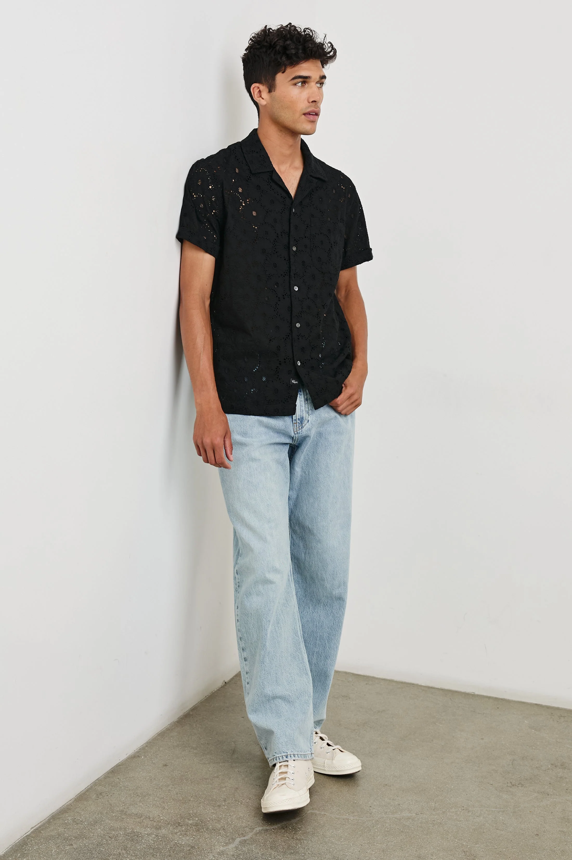 TYLER SHIRT - BLACK FLORAL - Image 2