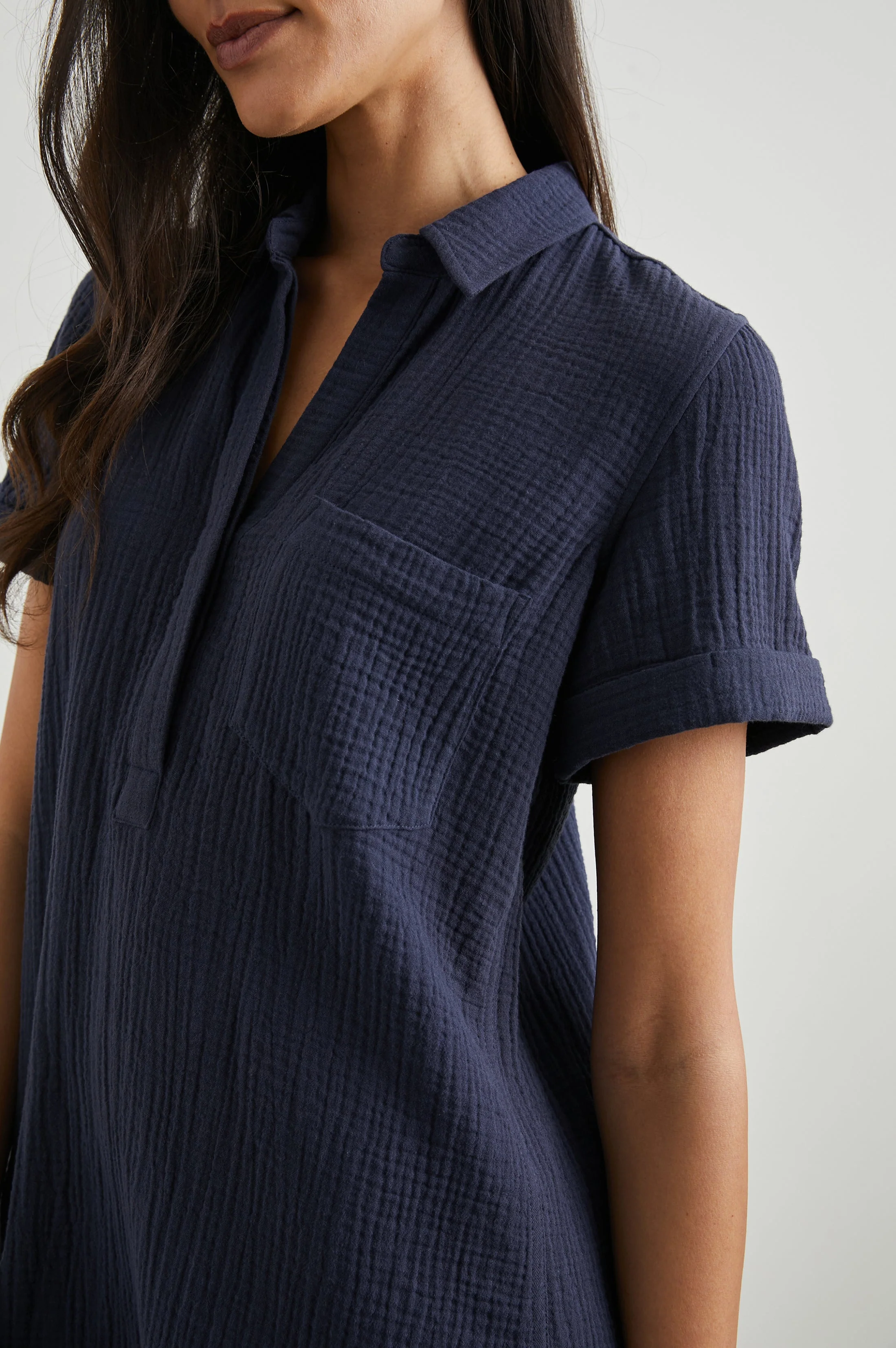 VALERIE DRESS - NAVY - Image 2