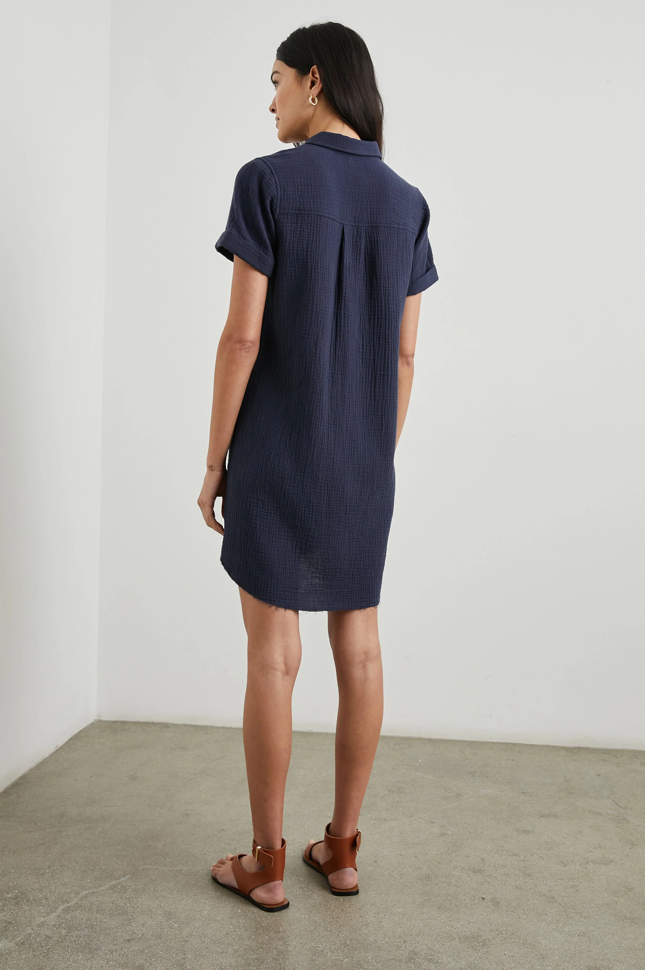VALERIE DRESS - NAVY - Image 5