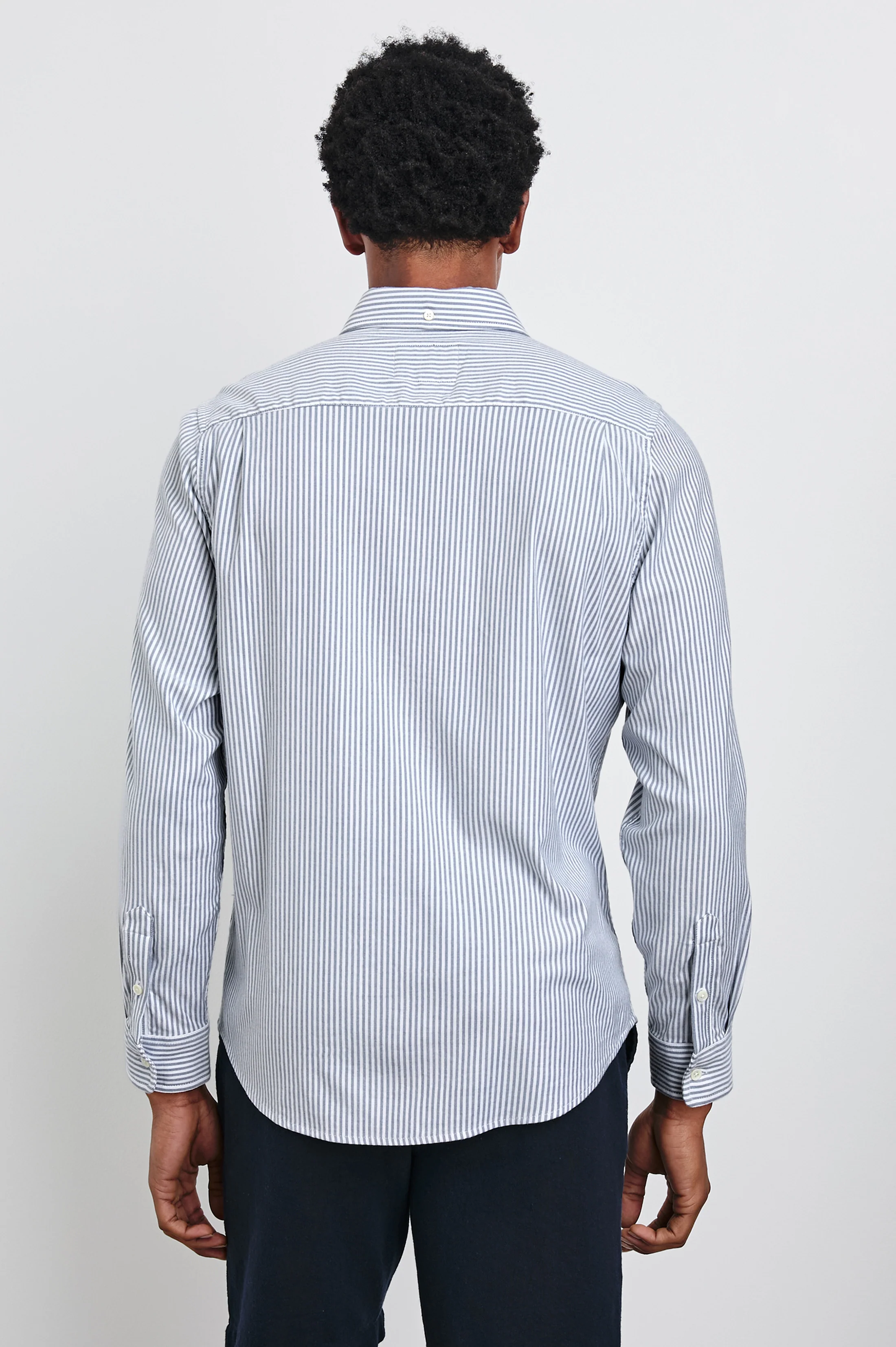 VANCE SHIRT - BLUE WHITE STRIPE - Image 4