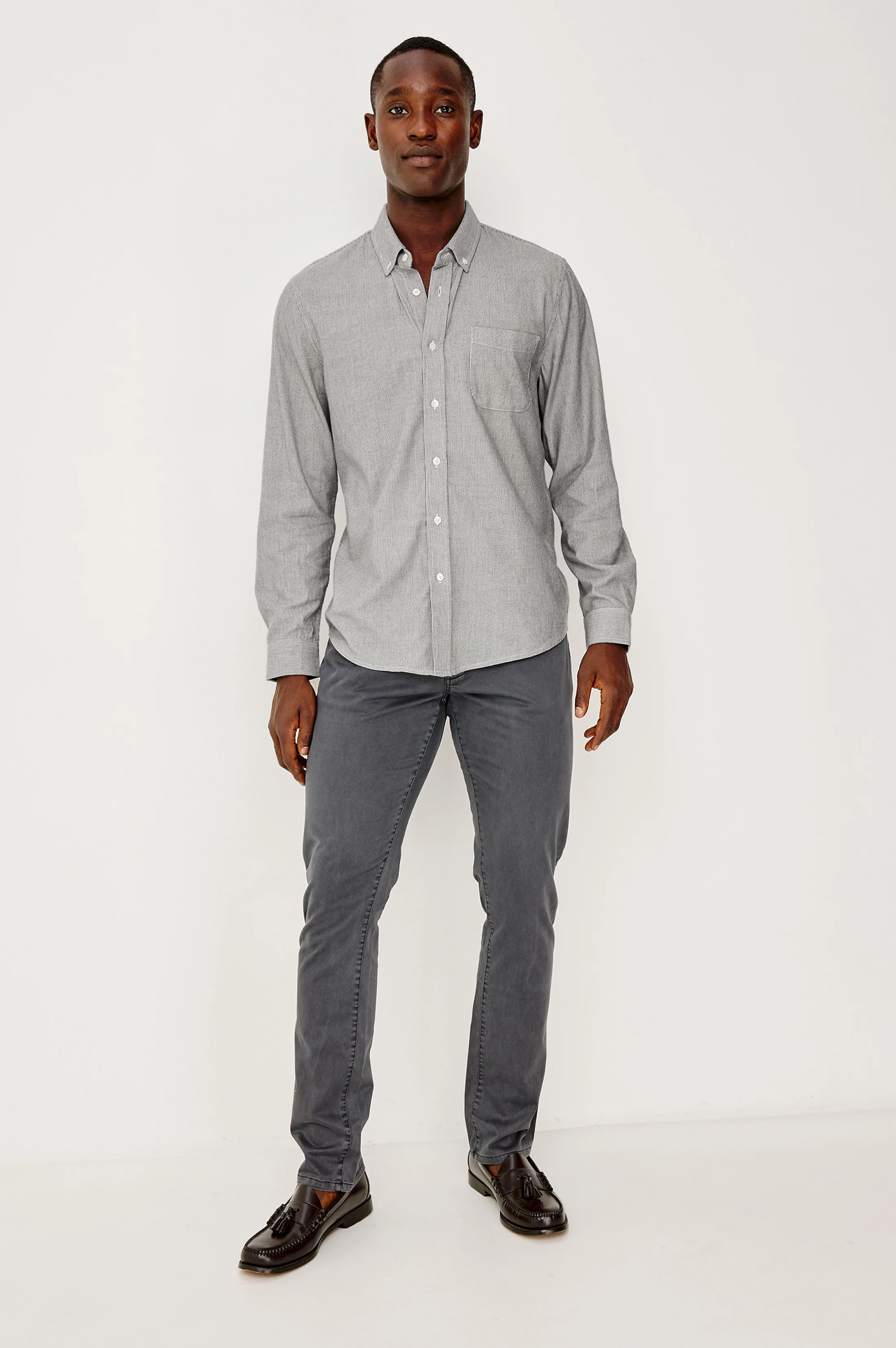 VANCE SHIRT - NAVY ROPE STRIPE - Image 3