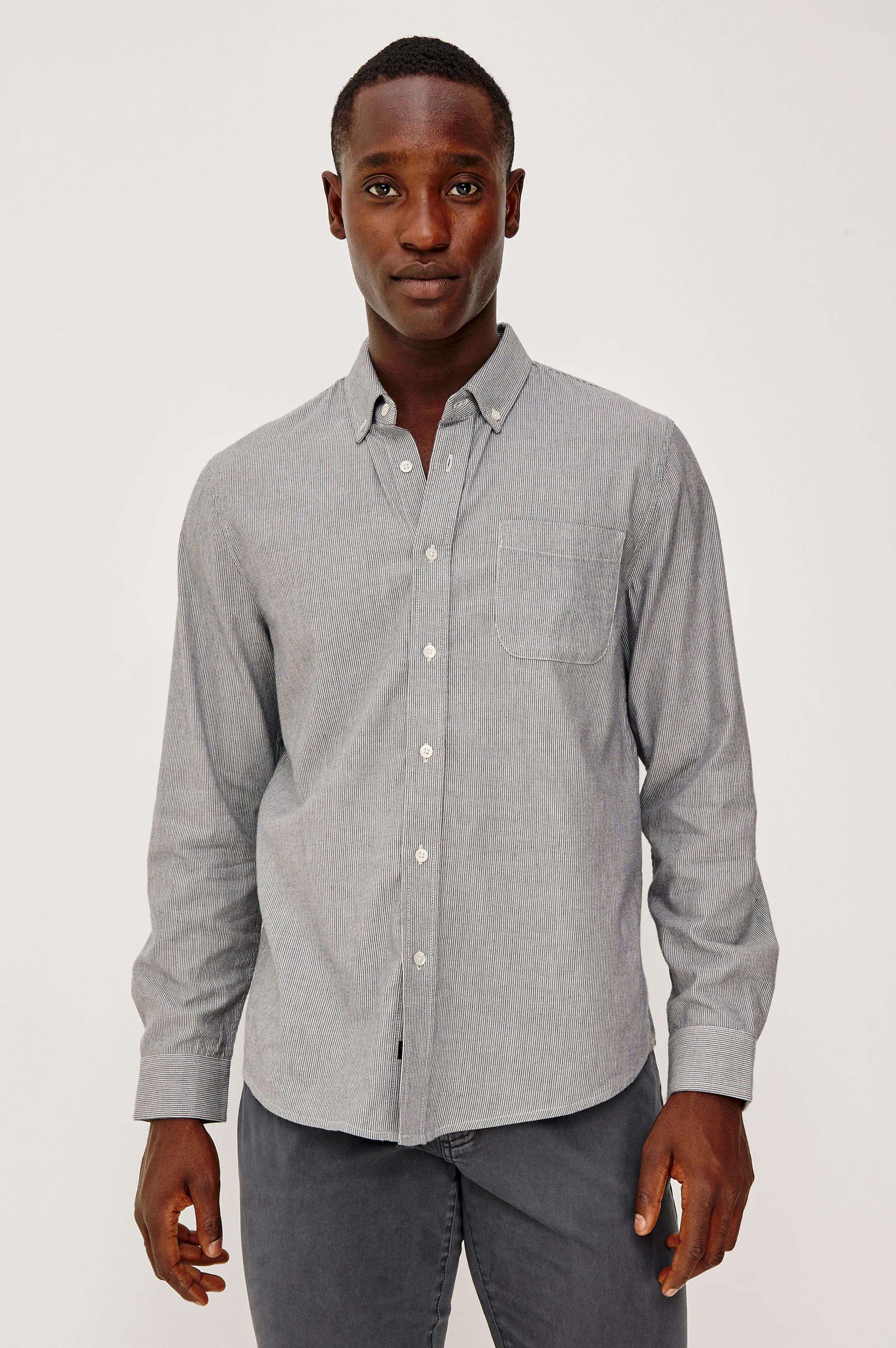 VANCE SHIRT - NAVY ROPE STRIPE - Image 4