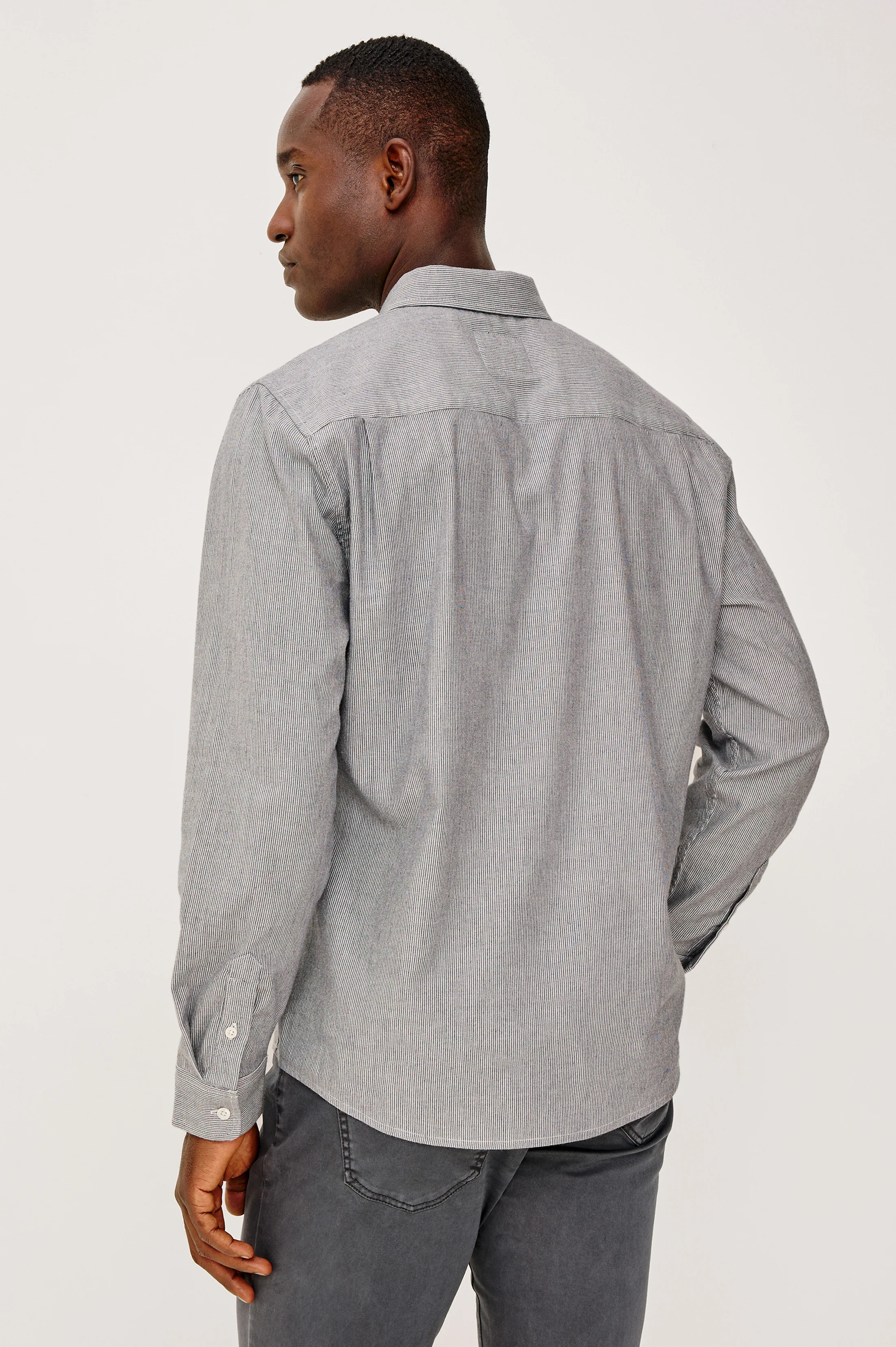 VANCE SHIRT - NAVY ROPE STRIPE - Image 5