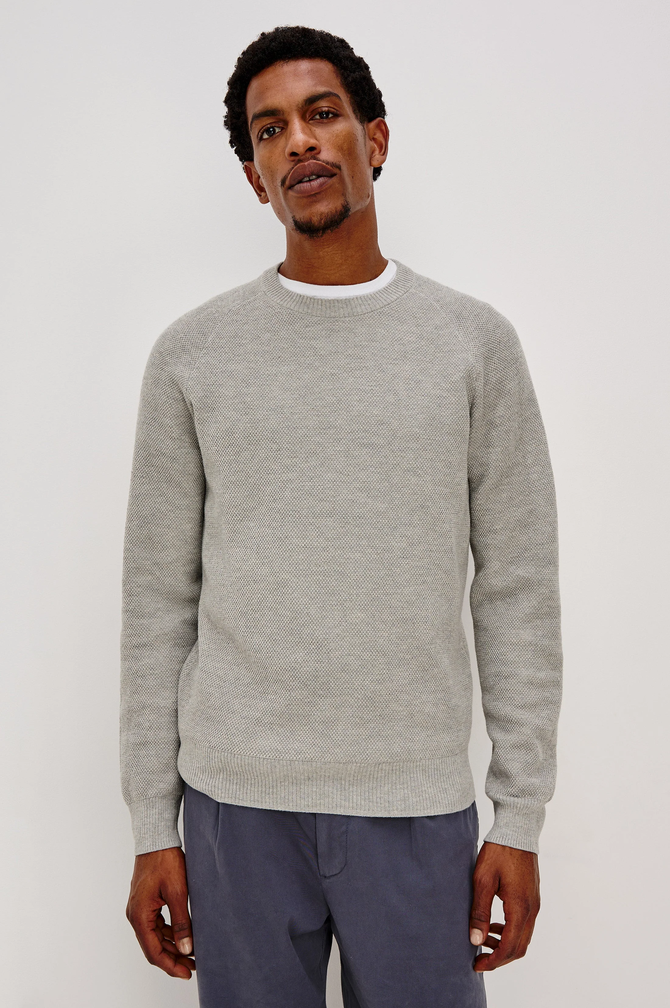 VANN SWEATER - GREY HEATHER - Image 2