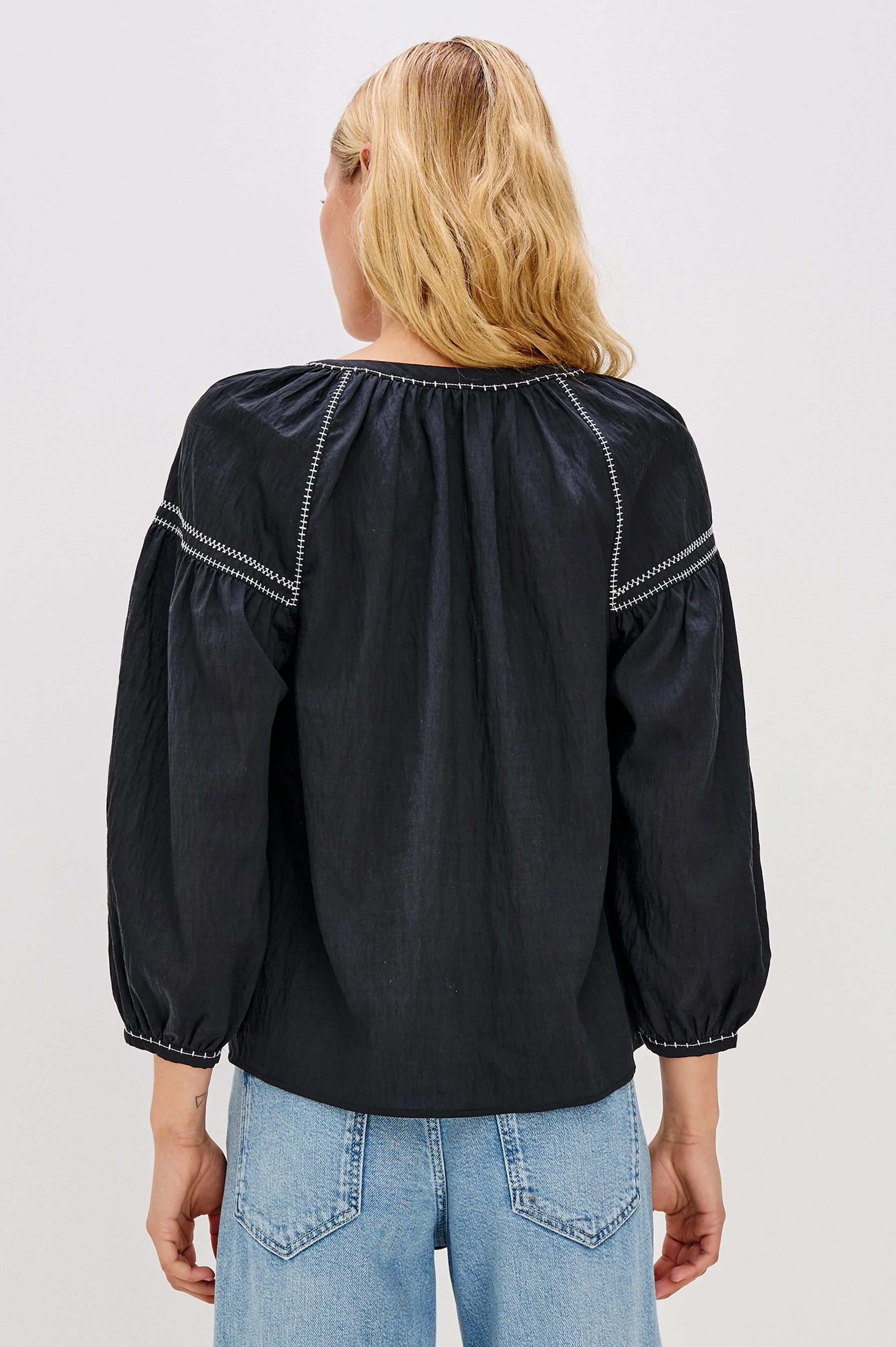 VASIA TOP - BLACK - Image 5