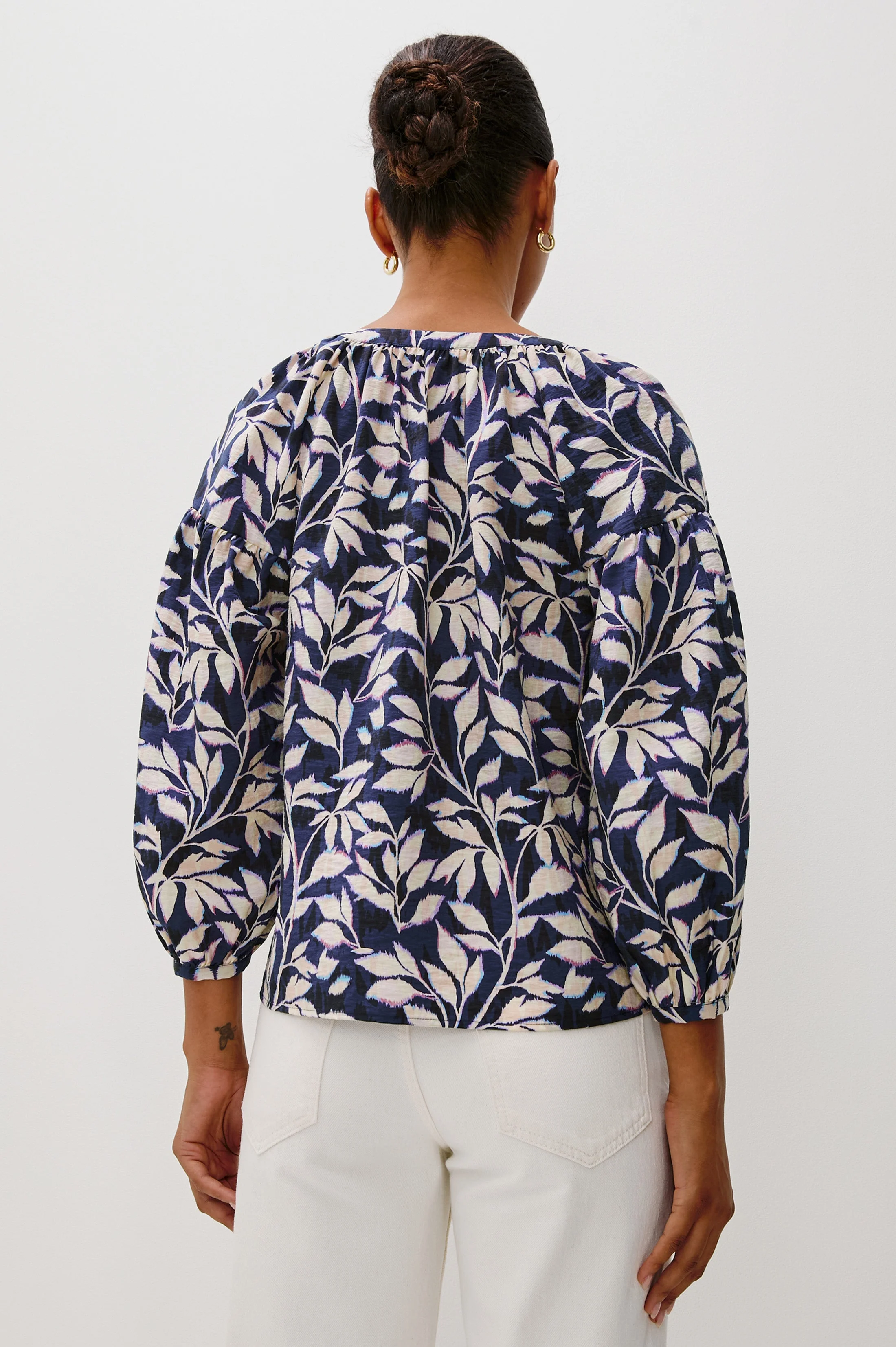 VASIA TOP - NAVY VINES - Image 5